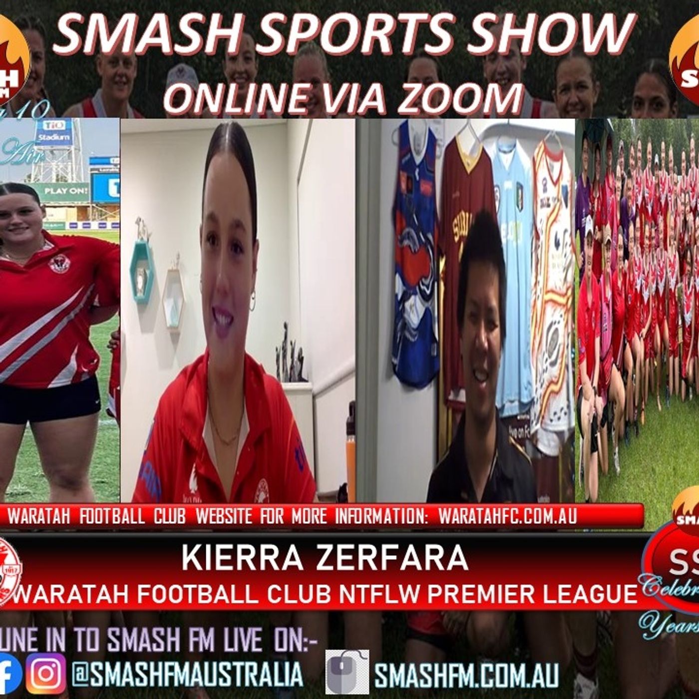 SSS10THYR AMBASSADOR SEGMENT: NTFLW Premier League with Kierra Zerfara (Waratah FC) 220224 episode artwork