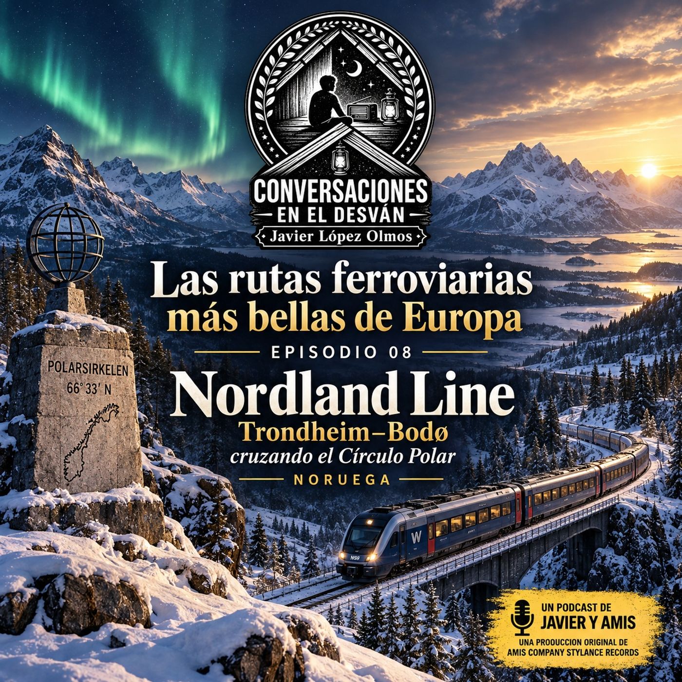 Las rutas ferroviarias más bellas de Europa - Episodio 08 - Nordland Line — Trondheim–Bodø, cruzando el Círculo Polar