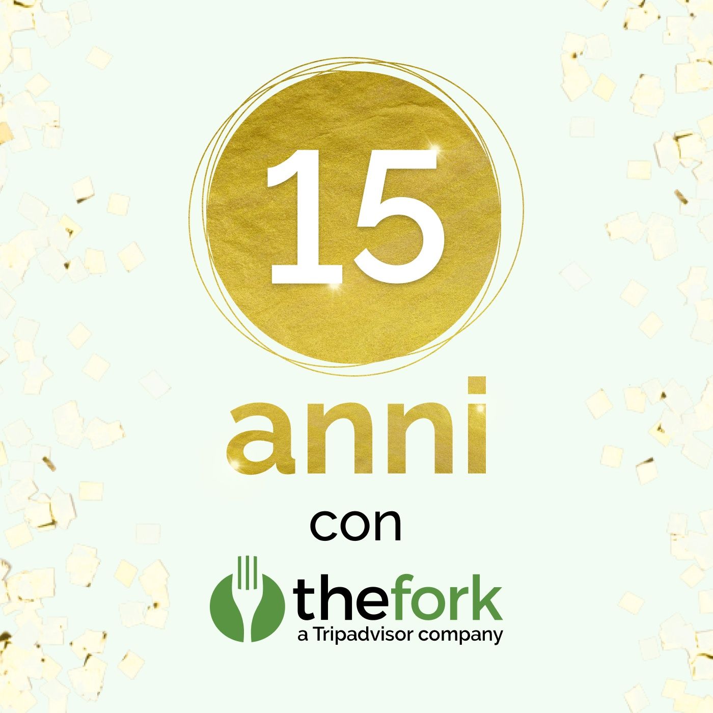 15 Anni con TheFork