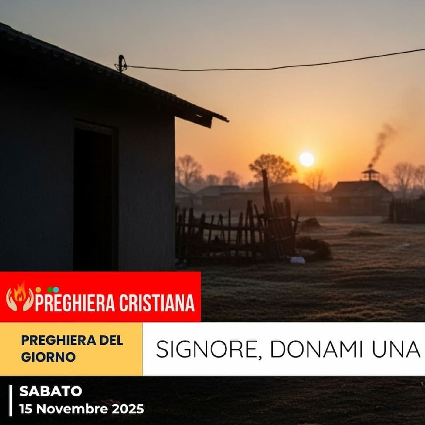Preghiera del giorno 15 Novembre 2025 - Signore, donami una fede che non si arrende Preghiera del giorno 15 Novembre 2025 - Signore, donami una fede che non si arrende