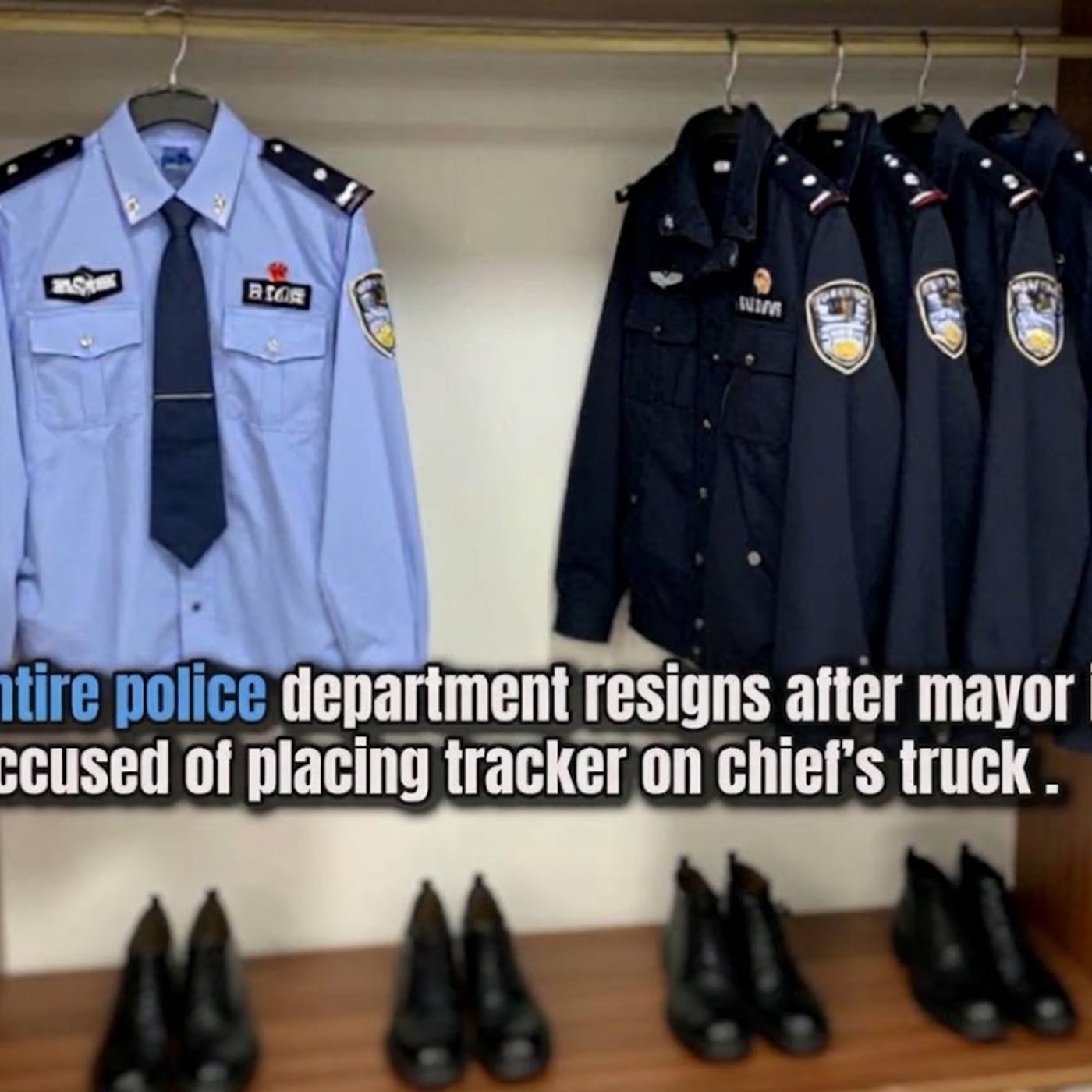 Entire police department resigns after mayor is accused of placing tracker on chief’s truck episode artwork