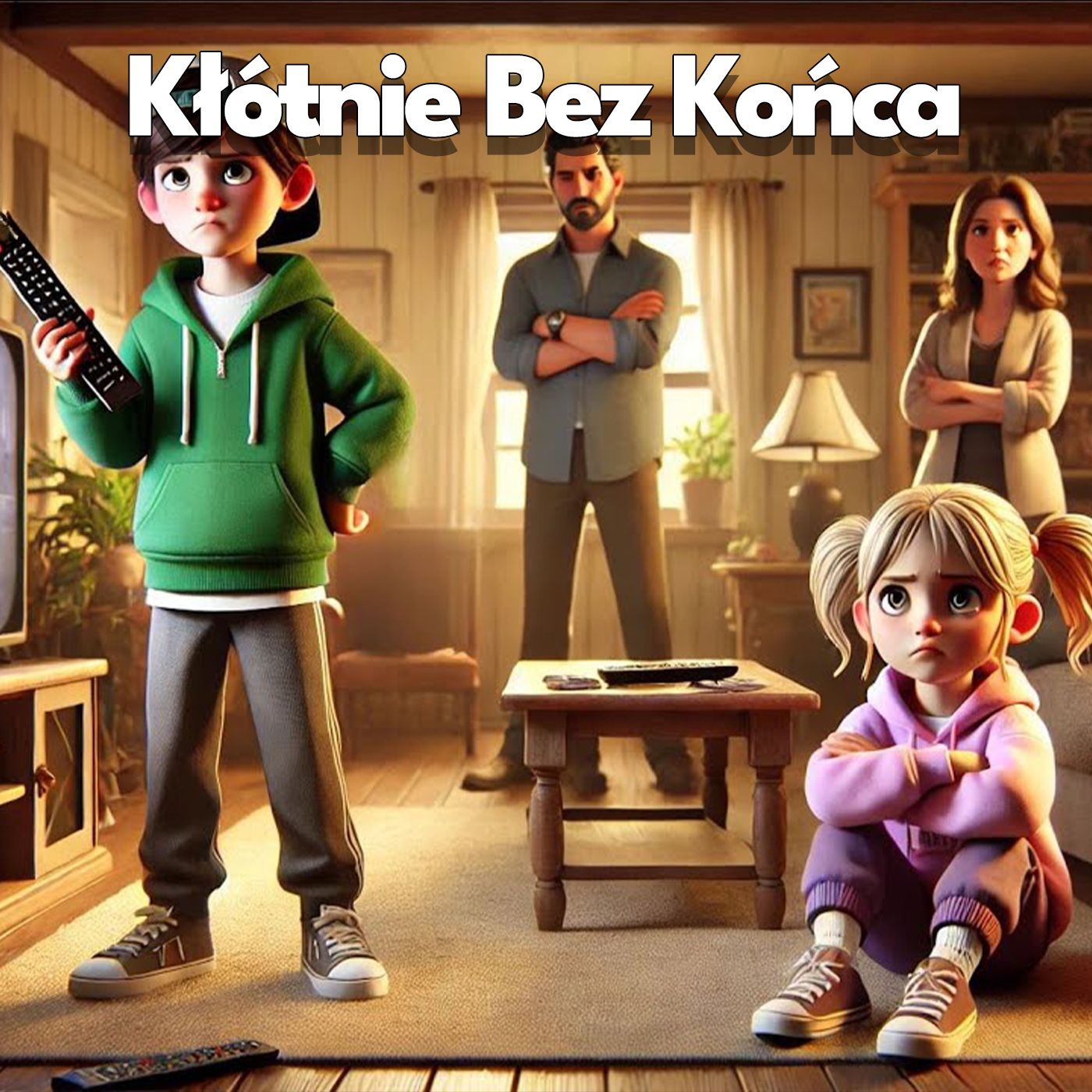 „Kłótnie Bez Końca” 😠🗯️🔁🤝 — bajka edukacyjna 🎧 na dobranoc 🌙 dla dzieci