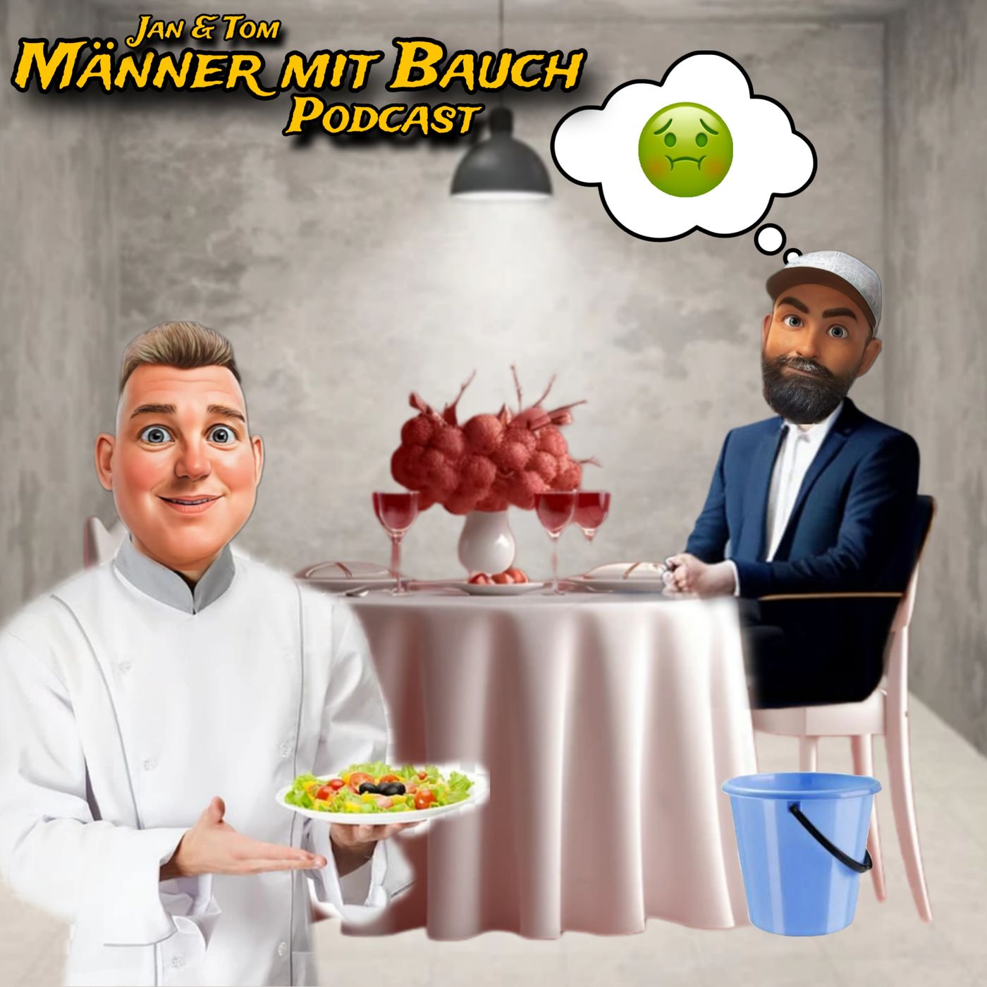 Männer mit Bauch