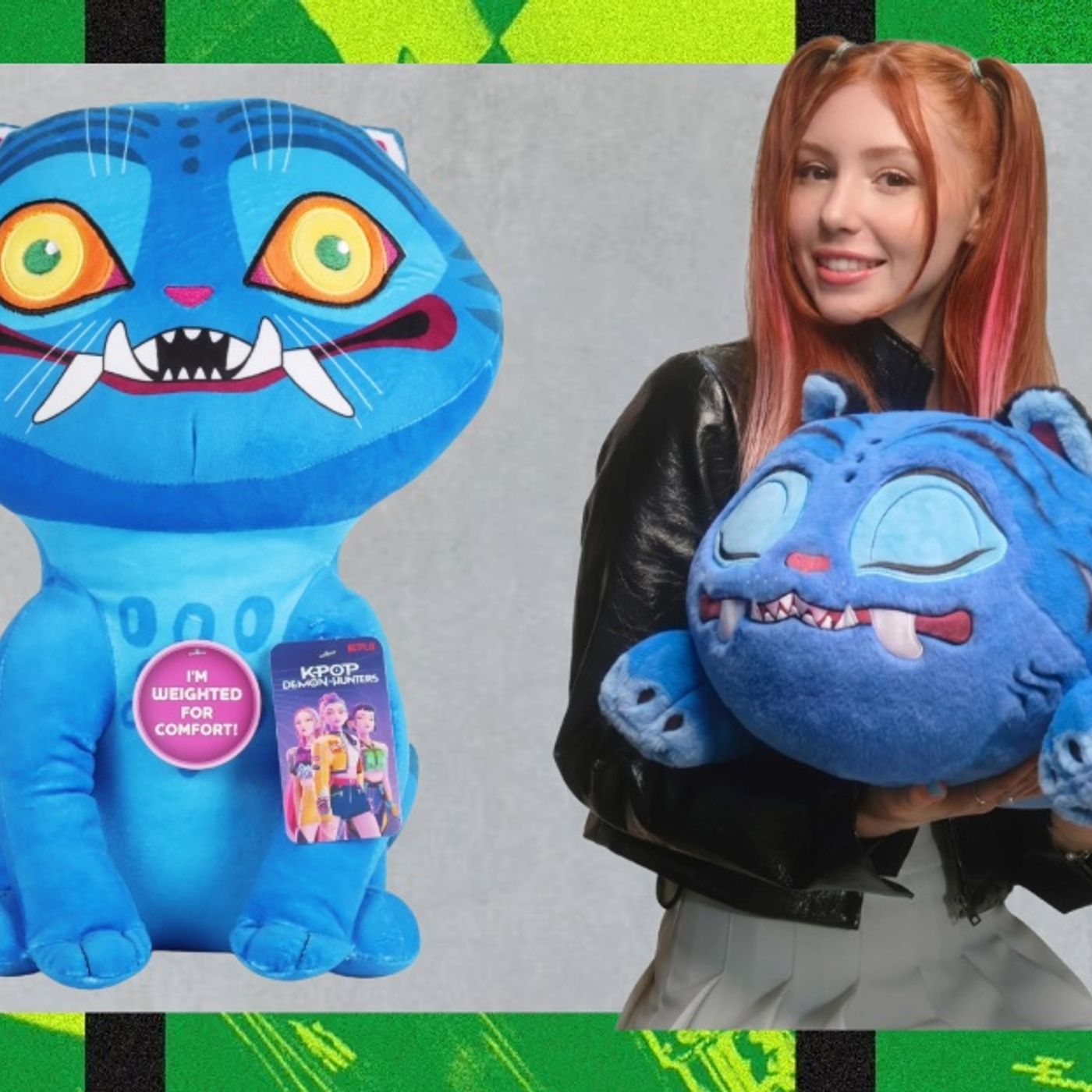 This Weighted Derpy Pillow Mimics a Hug From the ‘KPop Demon Hunters’ Tiger to Help You Gently Fall Asleep - Shop Here