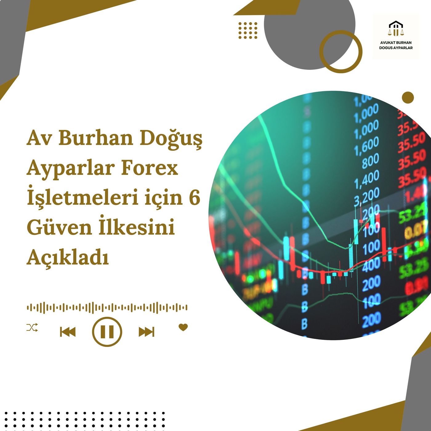 Av Burhan Doğuş Ayparlar Forex İşletmeleri için 6 Güven İlkesini Açıkladı episode artwork