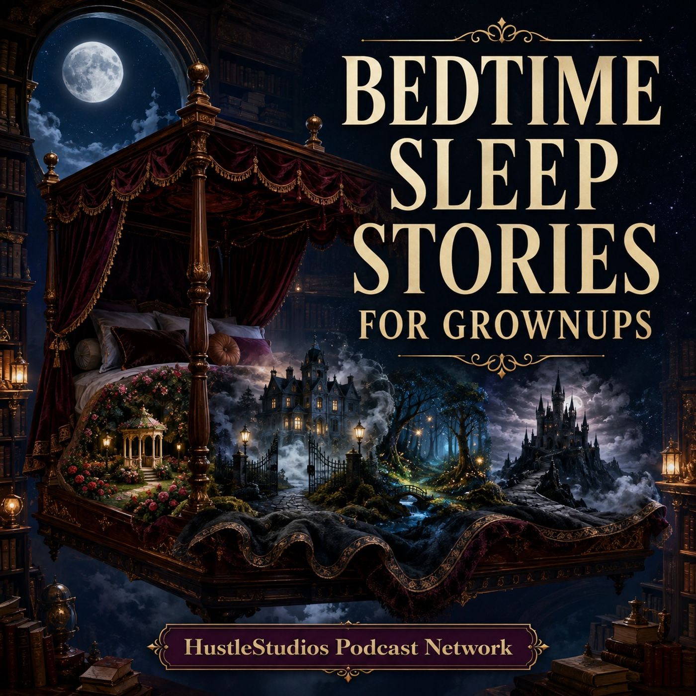 Bedtime Sleep Stories For Grownups cover art