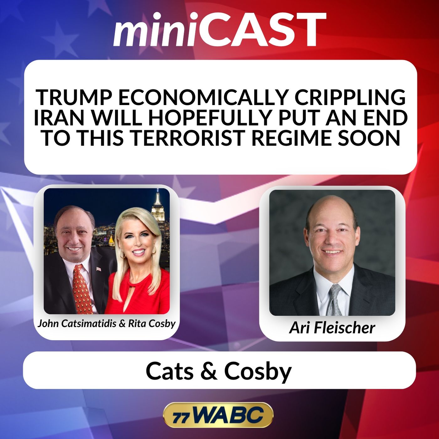 Ari Fleischer: Trump Economically Crippling Iran Will Hopefully Put an End to this Terrorist Regime Soon episode artwork