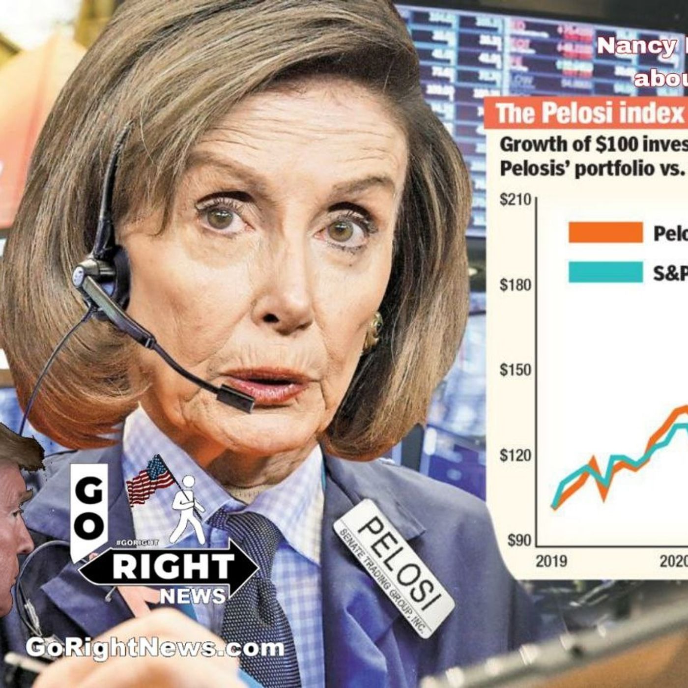 Nancy Pelosi is Mad if You Talk about her Insider Trading #GoRightNews