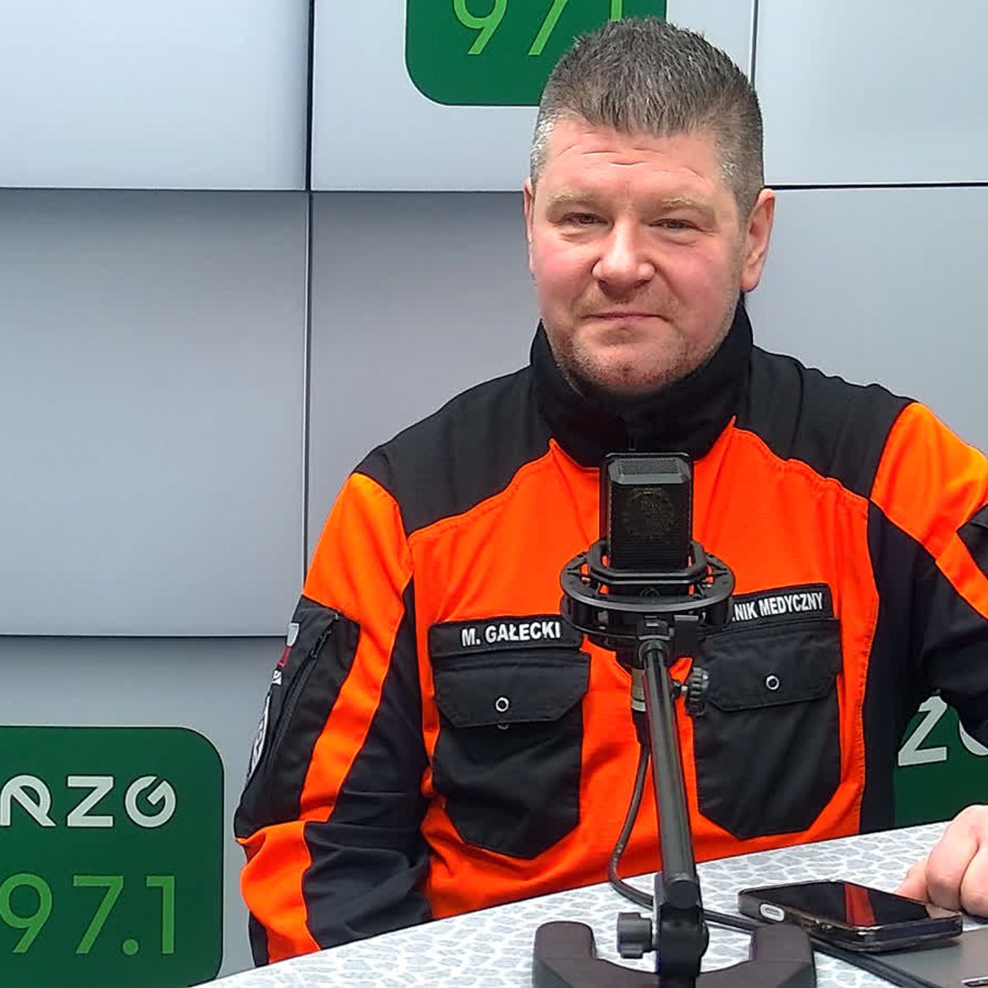 Marcin Gałecki, rzecznik prasowy Wojewódzkiej Stacji Pogotowia Ratunkowego w Zielonej Górze