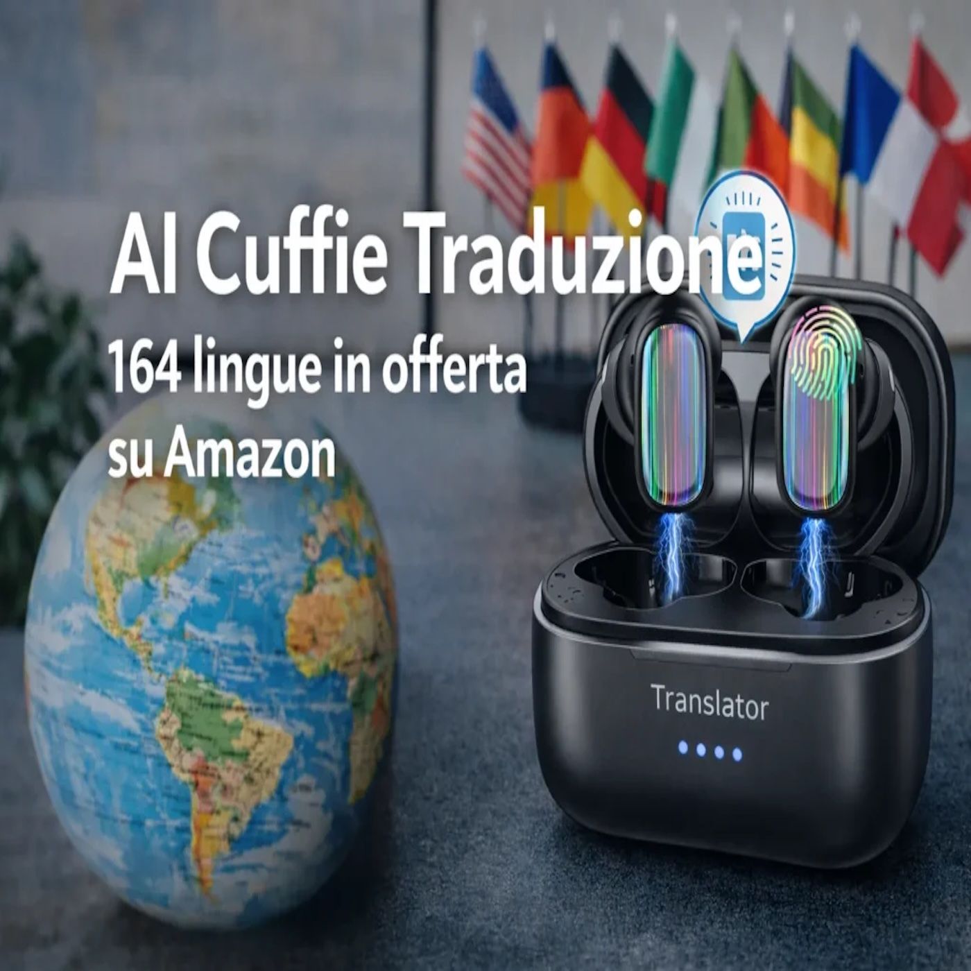 Cuffie AI traduzione- auricolari che traducono 164 lingue in offerta su Amazon episode artwork