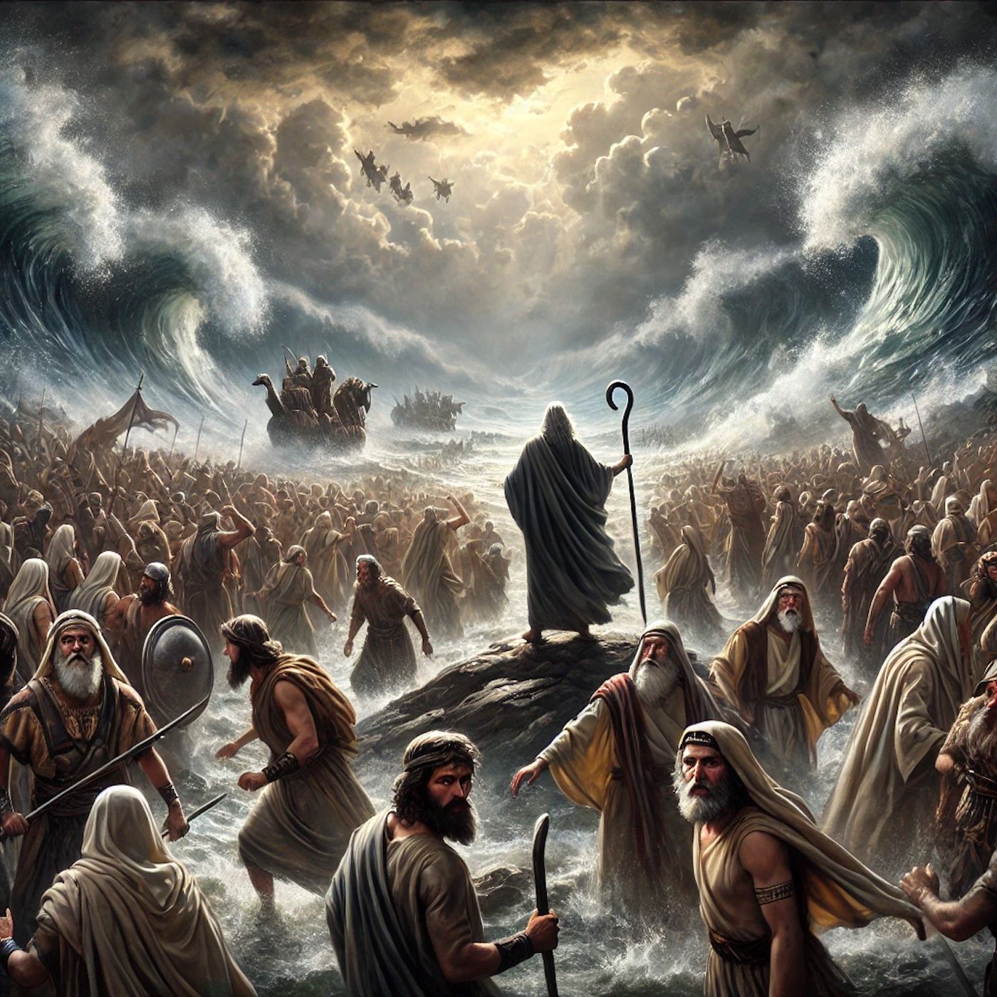 "In the Exodus, freedom should have been a joyful escape from bondage, but instead, it felt like a terrifying journey into the unknown." episode artwork