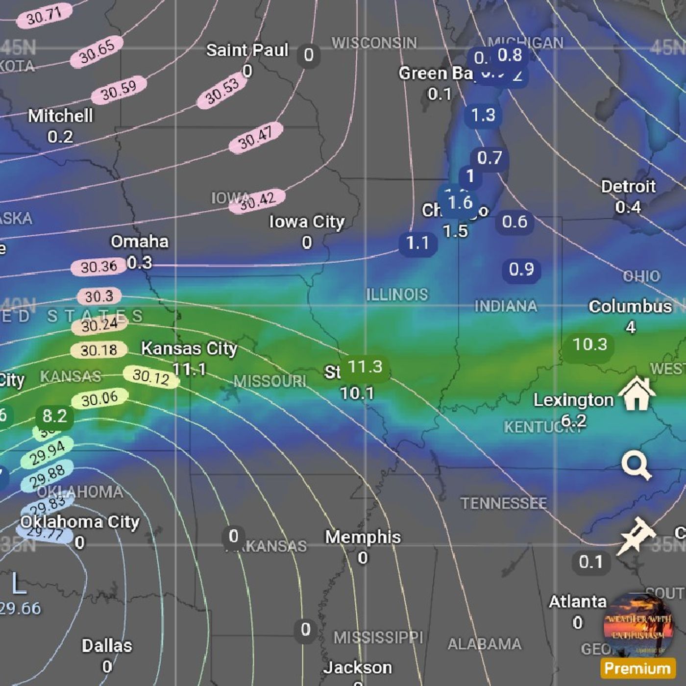 1/5/24: Major Winter Storm Impacts U.S. including thundersnow