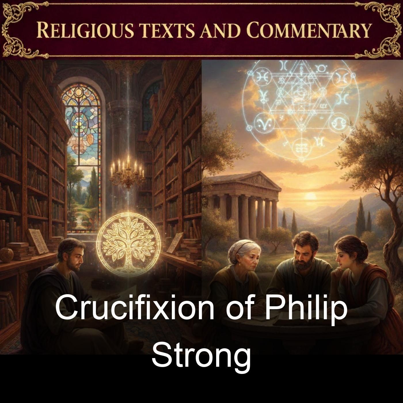 Crucifixion of Philip Strong cover art