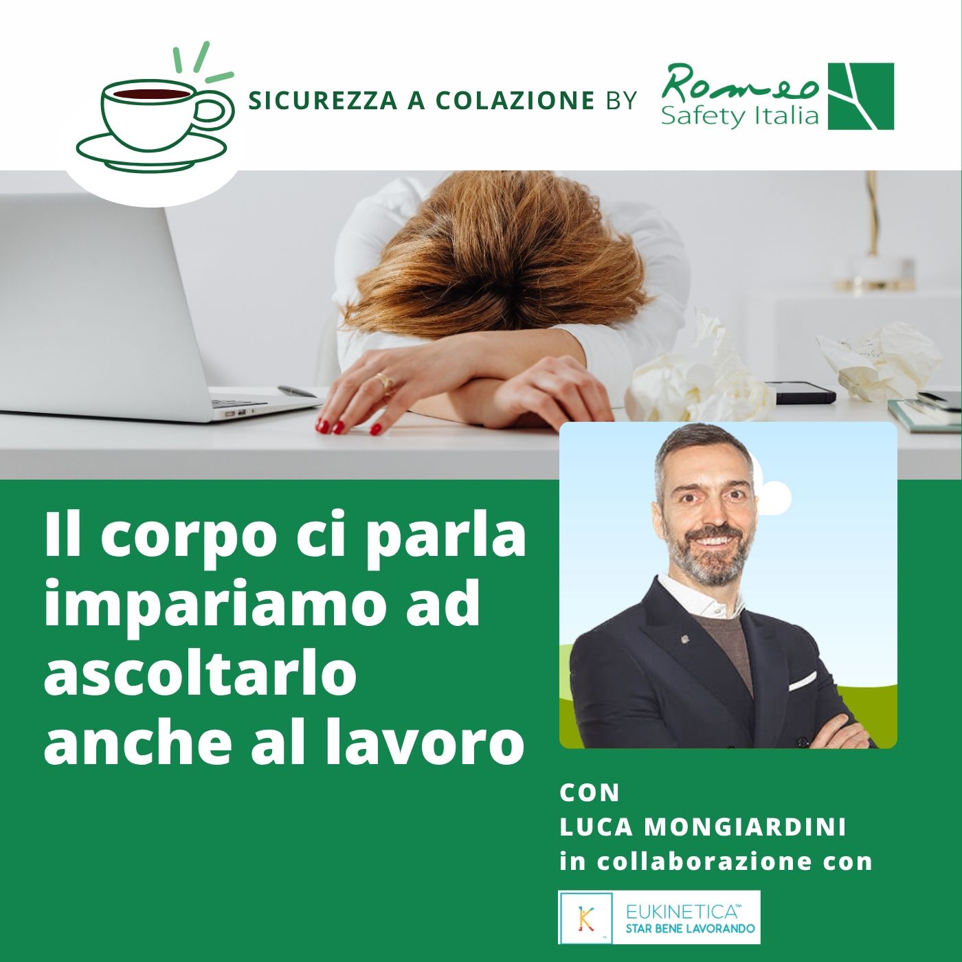 Il corpo ci parla, impariamo ad ascoltarlo anche al lavoro episode artwork