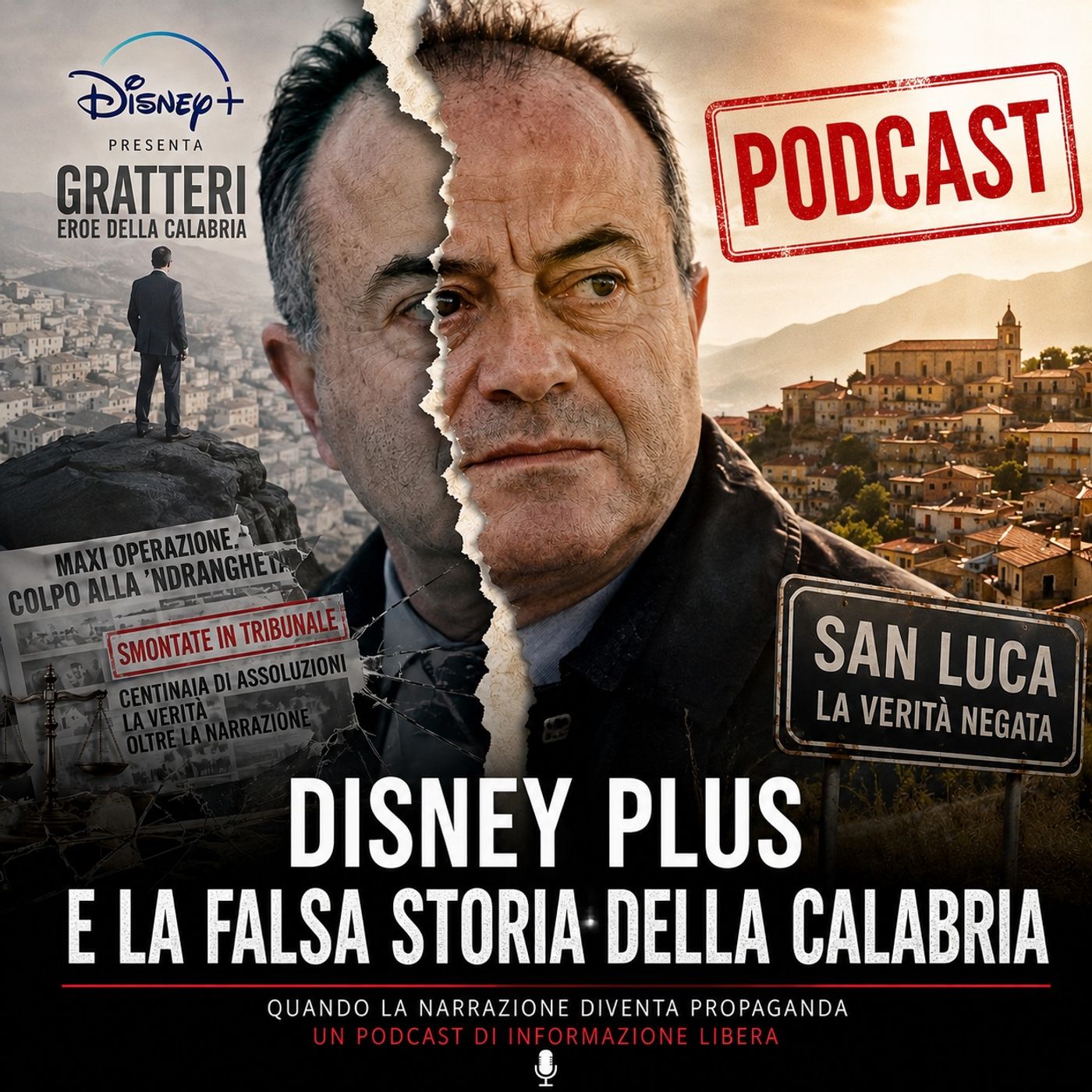 DISNEY+: La Falsa storia di Gratteri podcast artwork