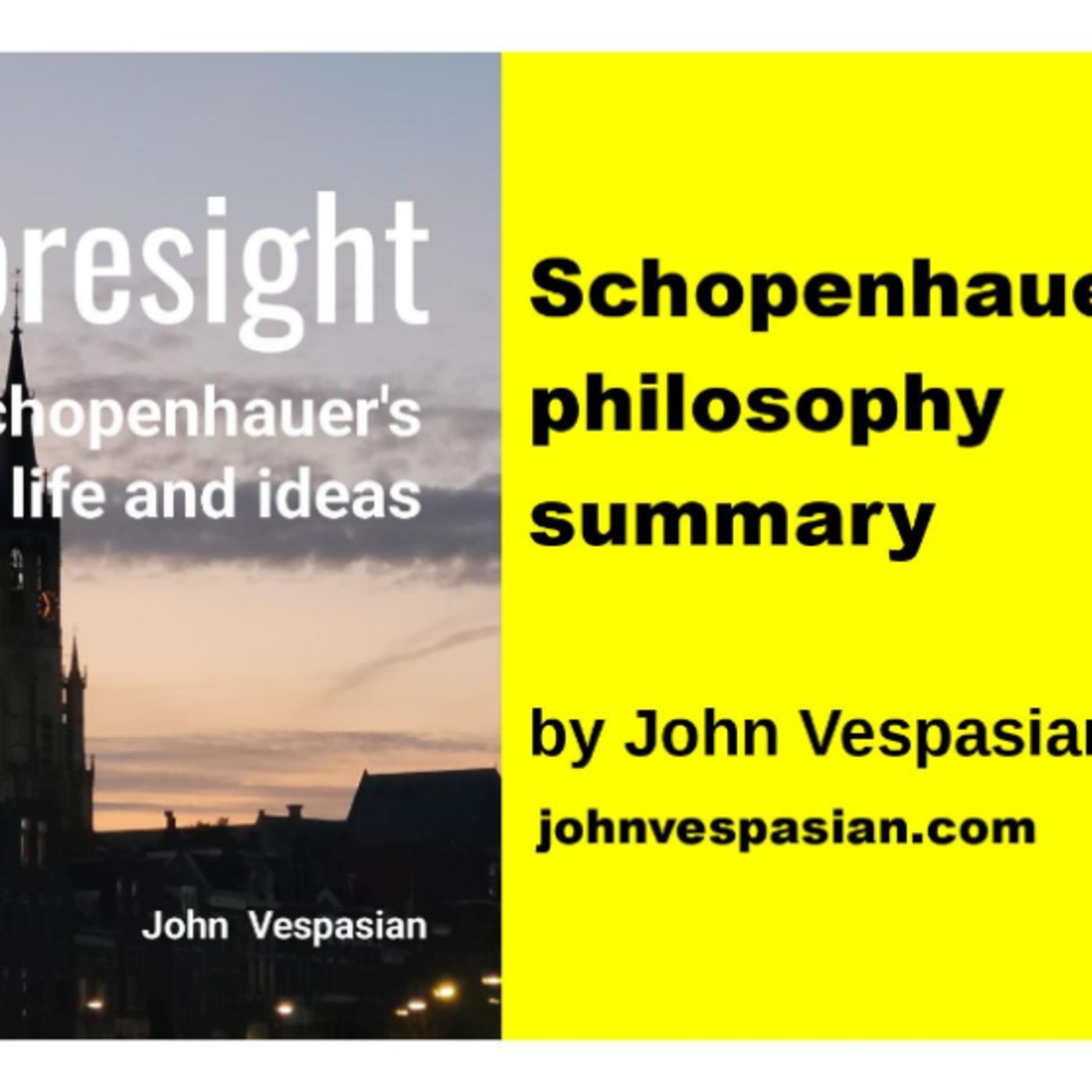Schopenhauer’s philosophy summary episode artwork