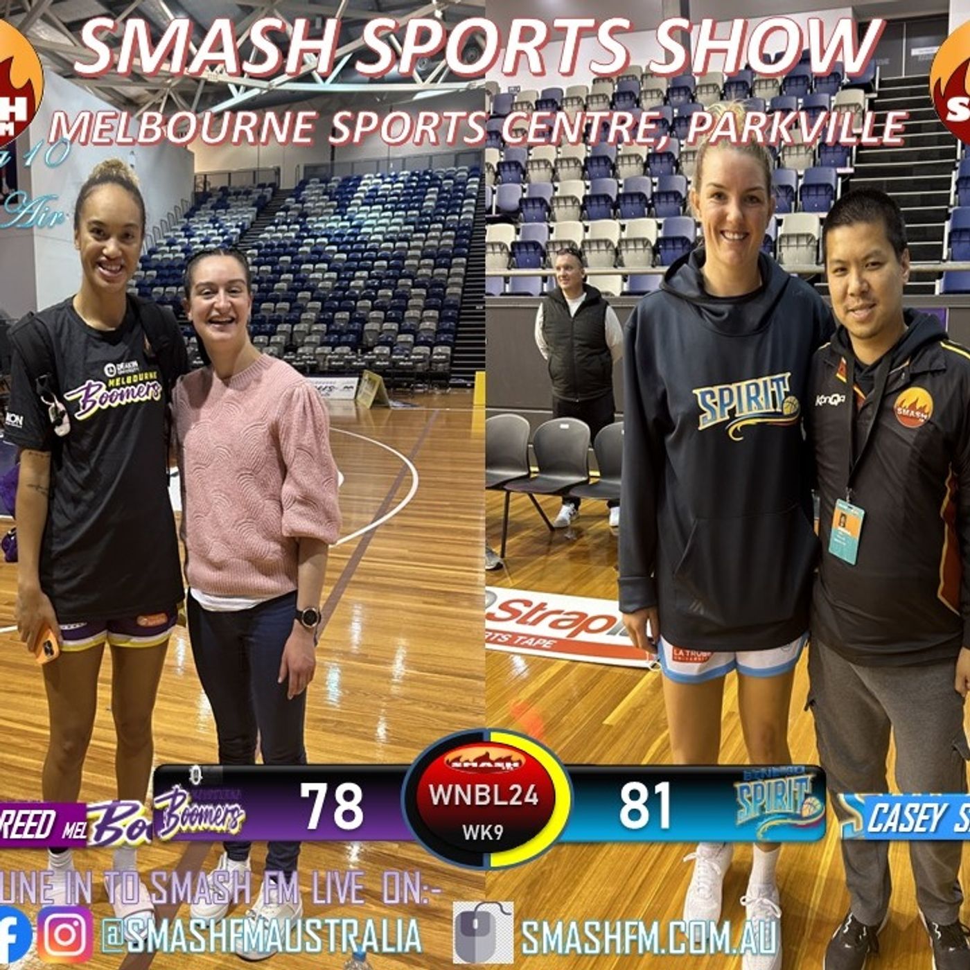 SSS10THYR: WNBL24 Wk 9 Post Game Interviews with Melbourne & Bendigo 301223
