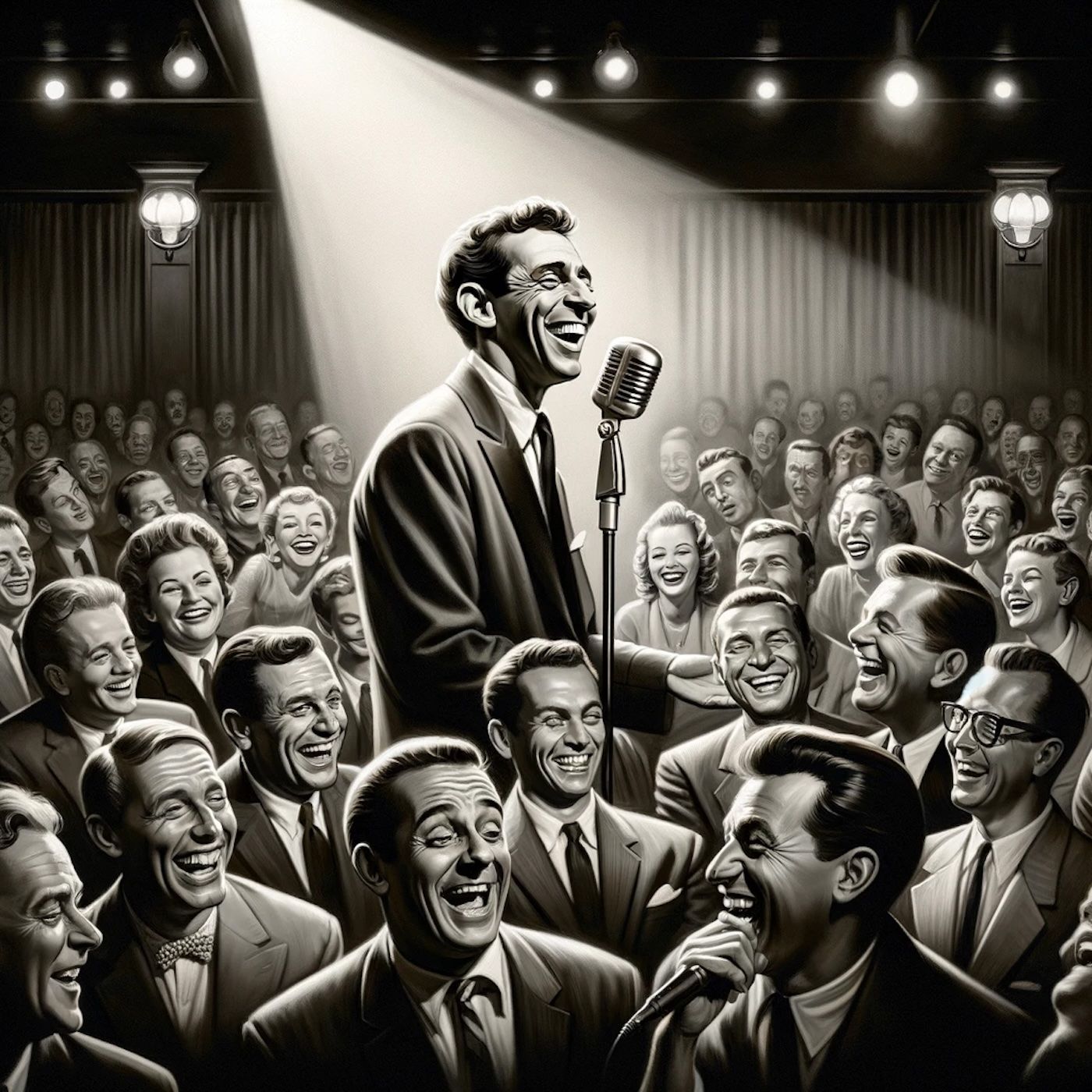 The role of a comedian is to make the audience laugh, at a minimum of once every fifteen seconds. episode artwork