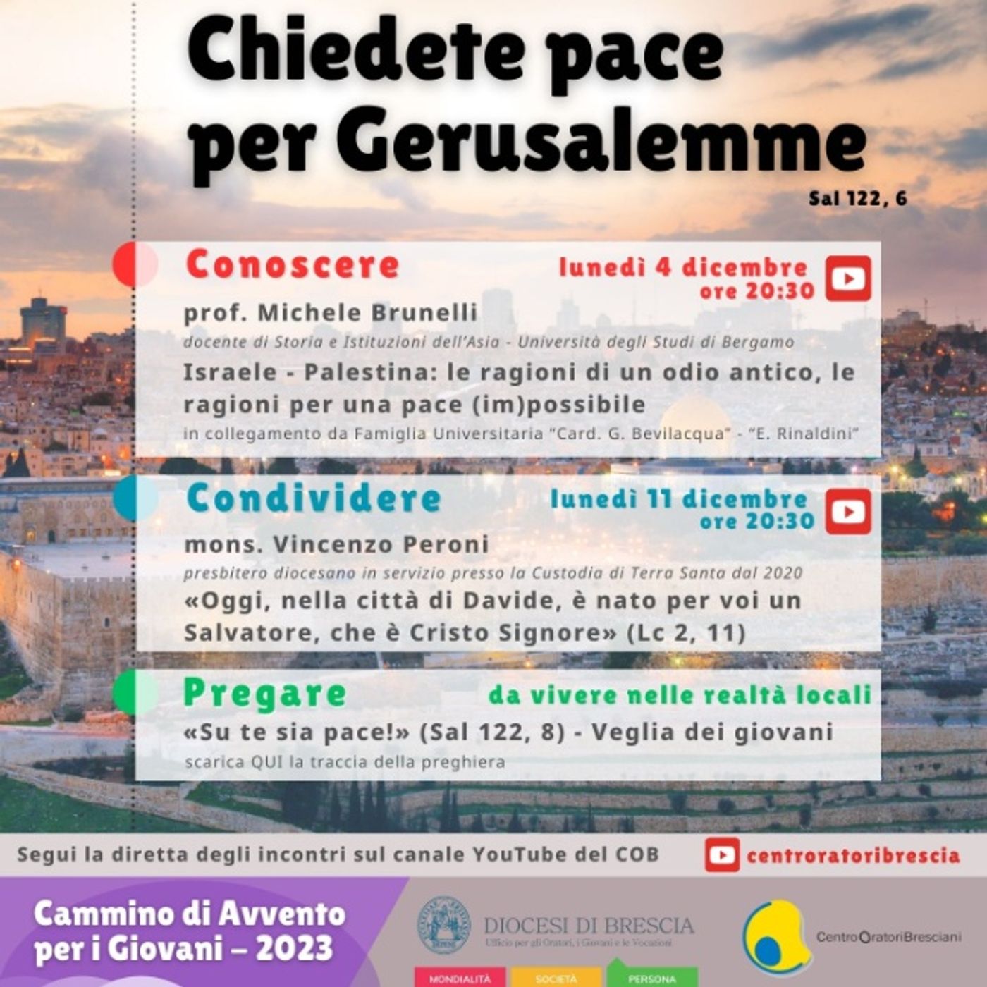 Le ragioni della pace nell'Avvento dei giovani bresciani: intervista a don Giovanni Milesi  -  1 dicembre 2023 episode artwork