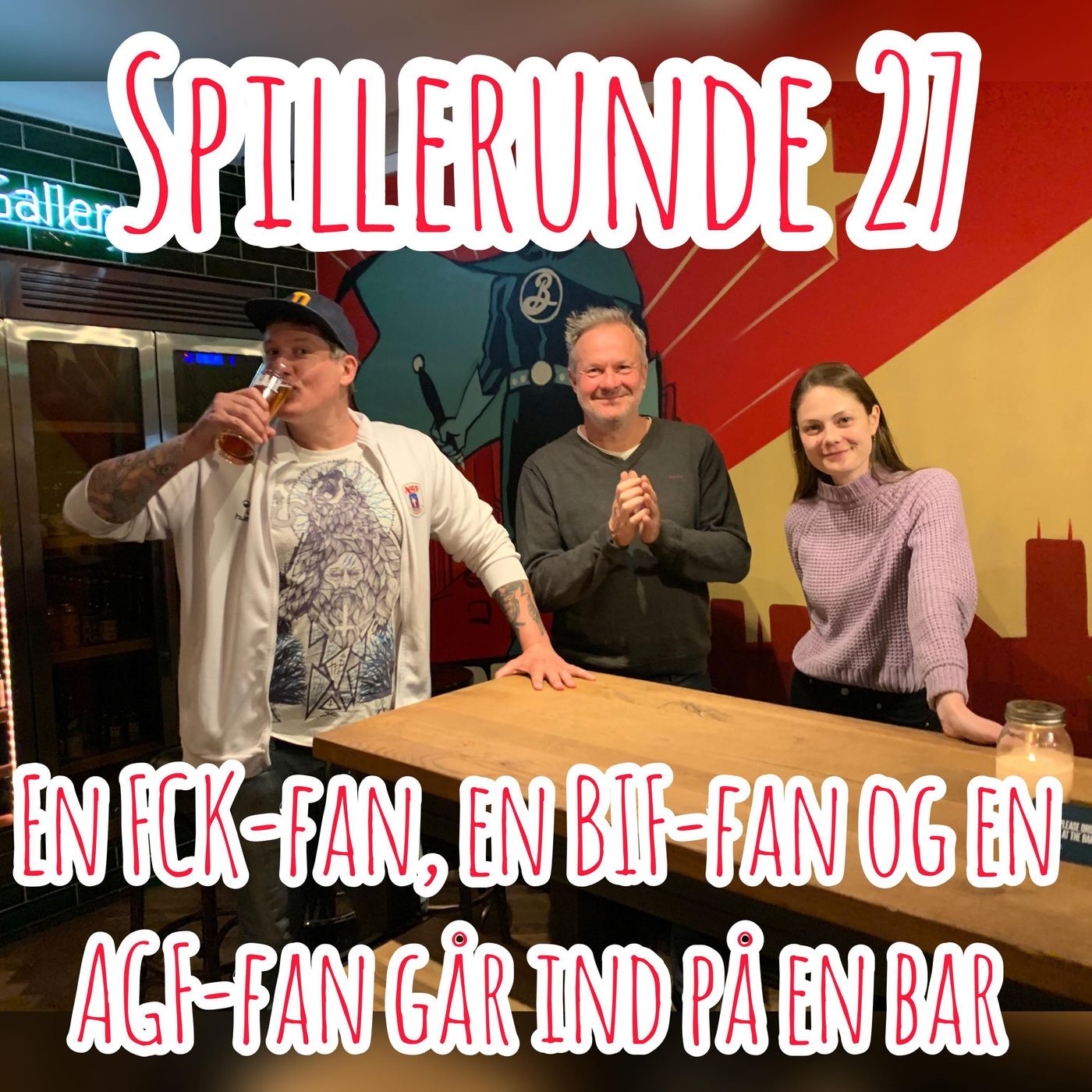 En FCK fan, en BIF fan og en AGF fan går ind på en bar