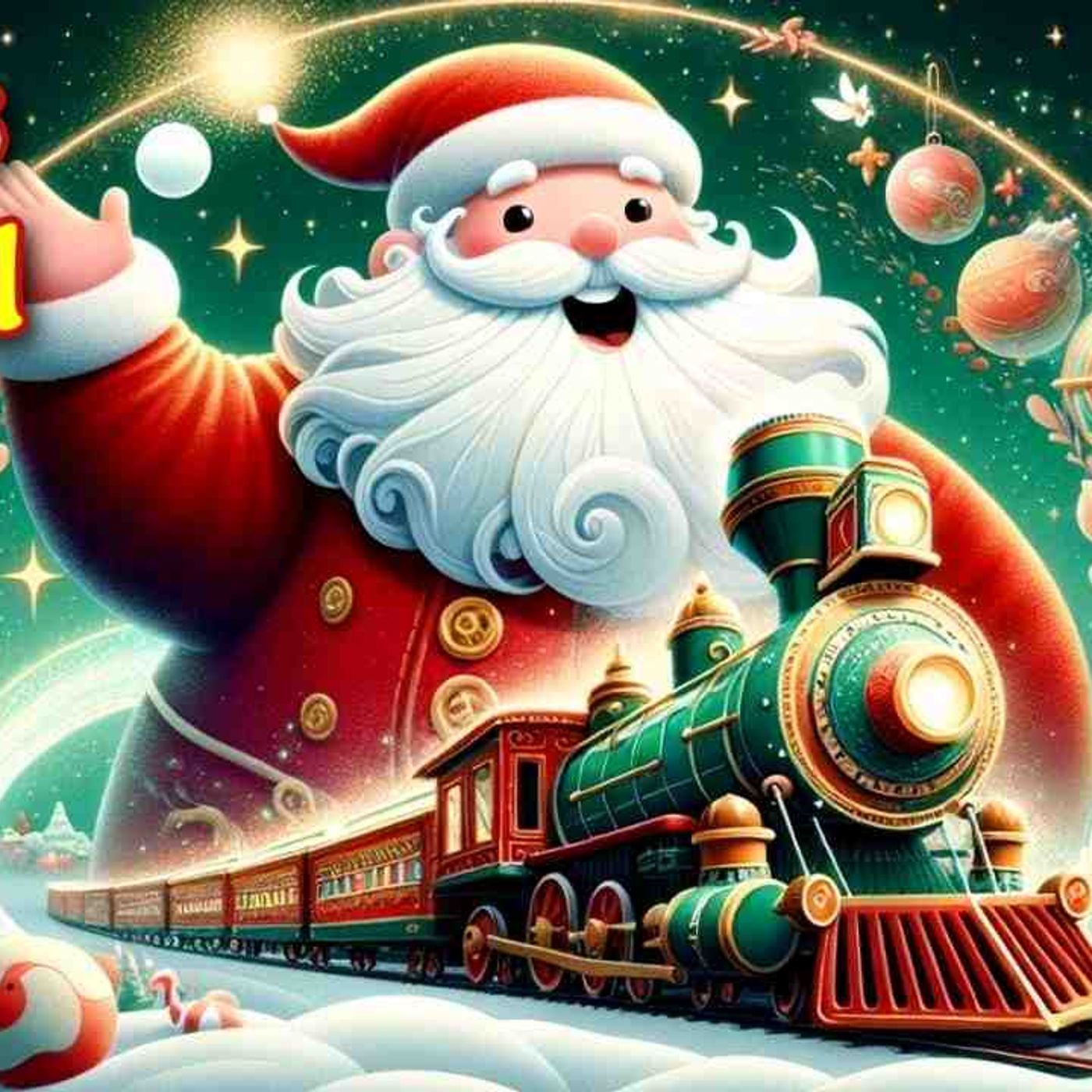 Sleep Meditation for Kids SANTA_S MAGICAL TRAIN RIDE 🎅 🚂 Christmas Bedtime Story for Kids(MP3_160K) episode artwork