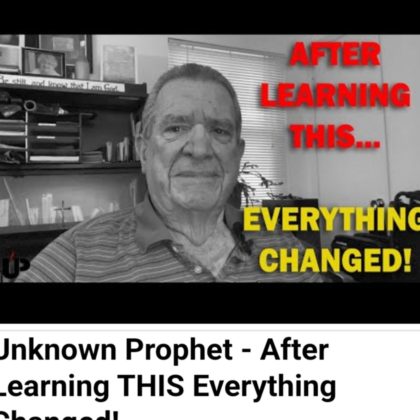 Unknown Prophet - After Learning THIS Everything Changed! episode artwork