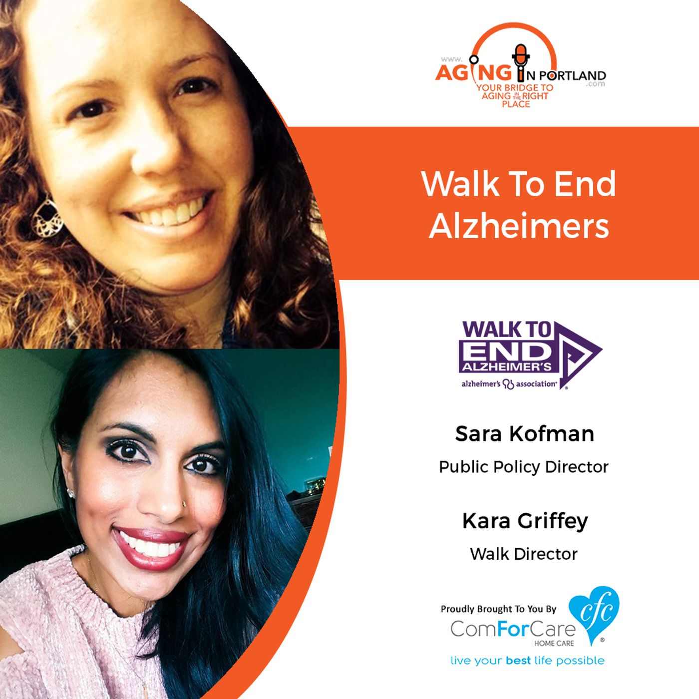 8/22/18: Sara Kofman and Kara Griffey with Alzheimer's Association Oregon & SW Washington Chapter | Walk To End Alzheimer's