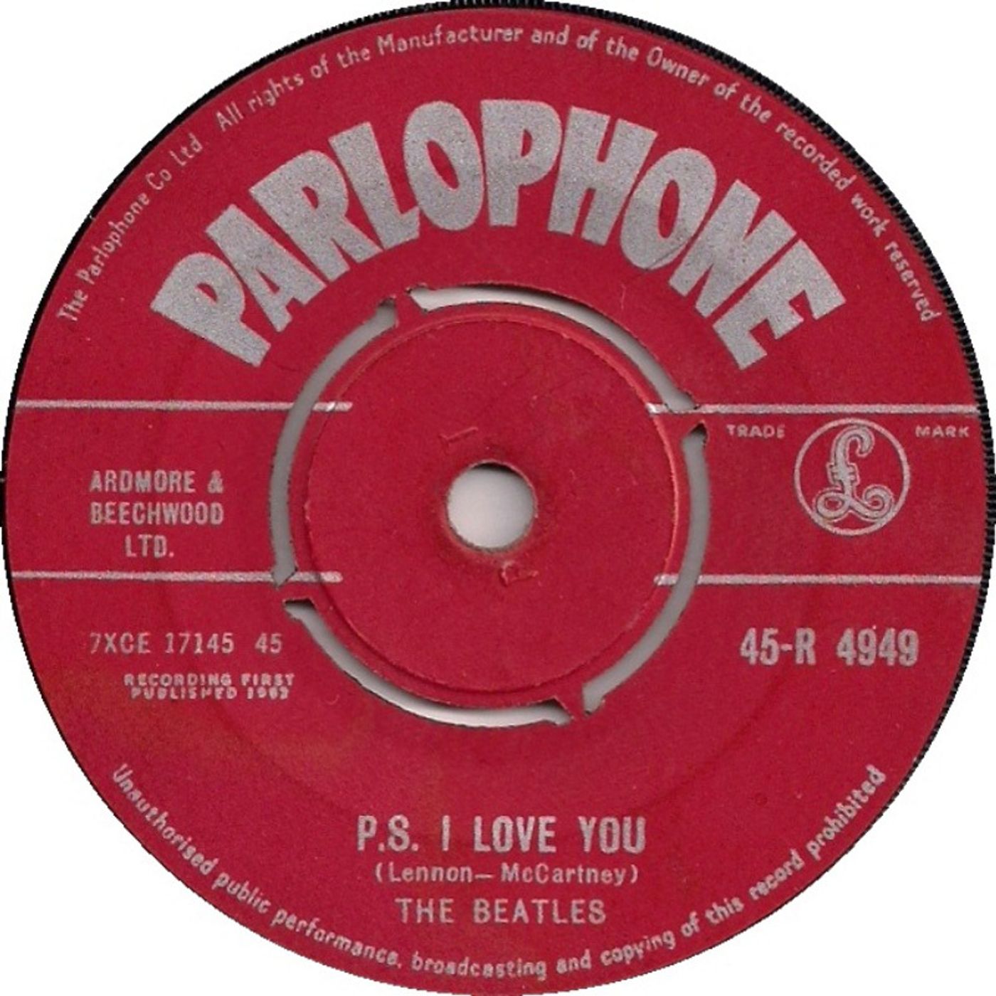 El Club de los Beatles: El sencillo R49 49 "P.S. I Love You" episode artwork
