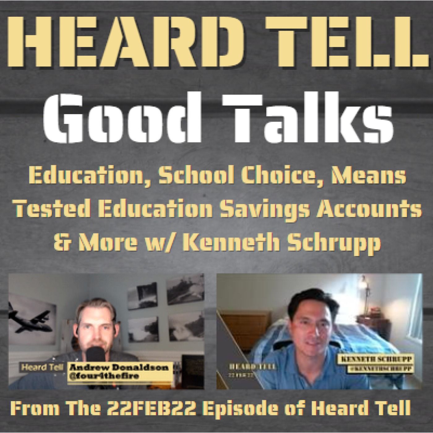 Good Talks: Education, School Choice, Means Tested Education Savings Accounts & More w/ Kenneth Schrupp