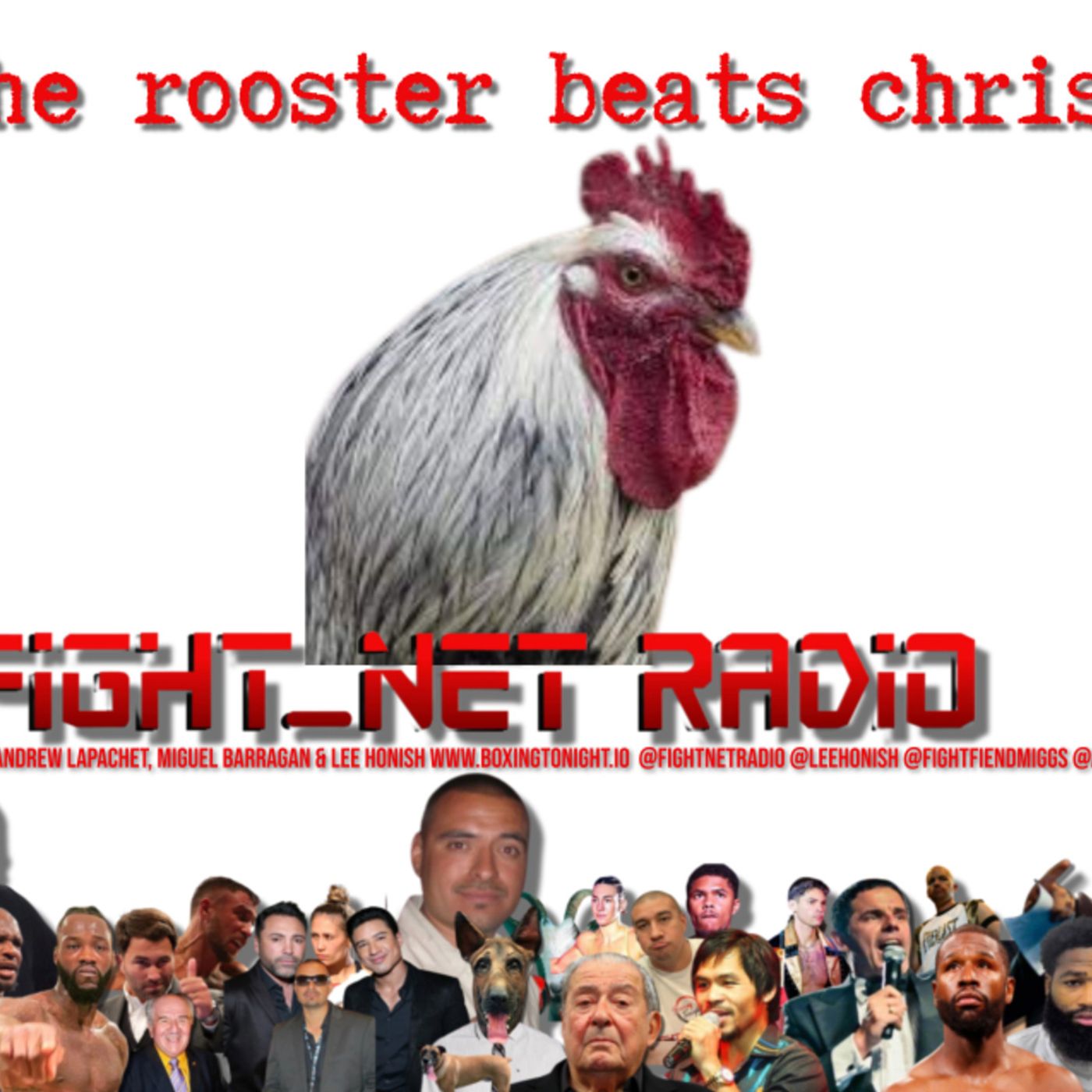 the rooster beats Christ!