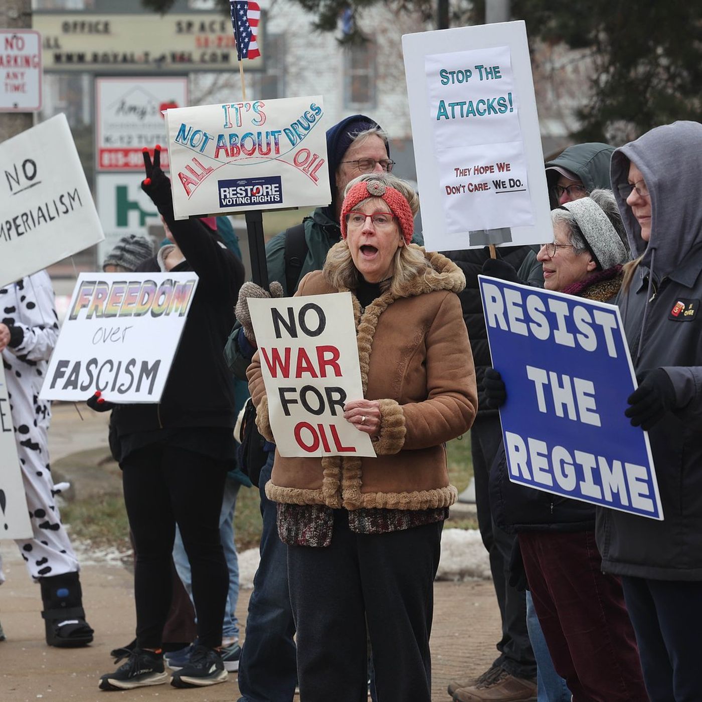 DeKalb rally draws dozens against U.S. military operation in Venezuela episode artwork