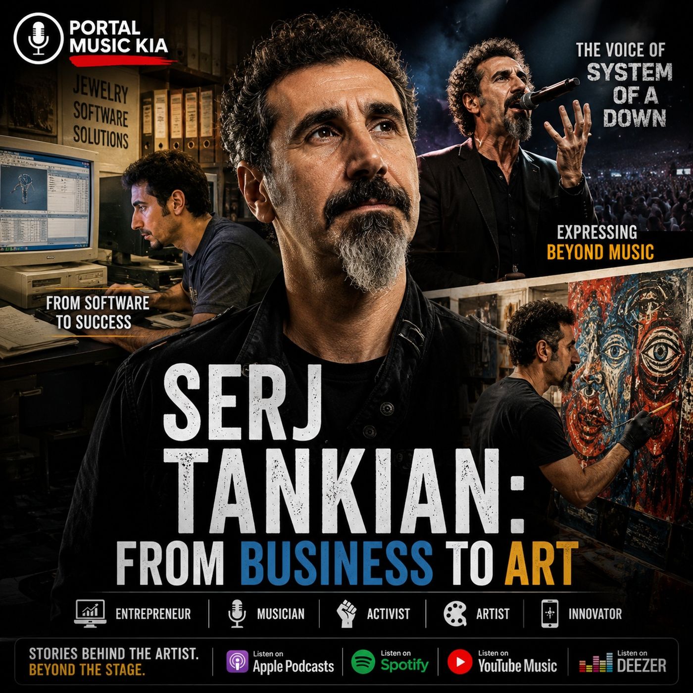 Serj Tankian From Business to Art episode artwork