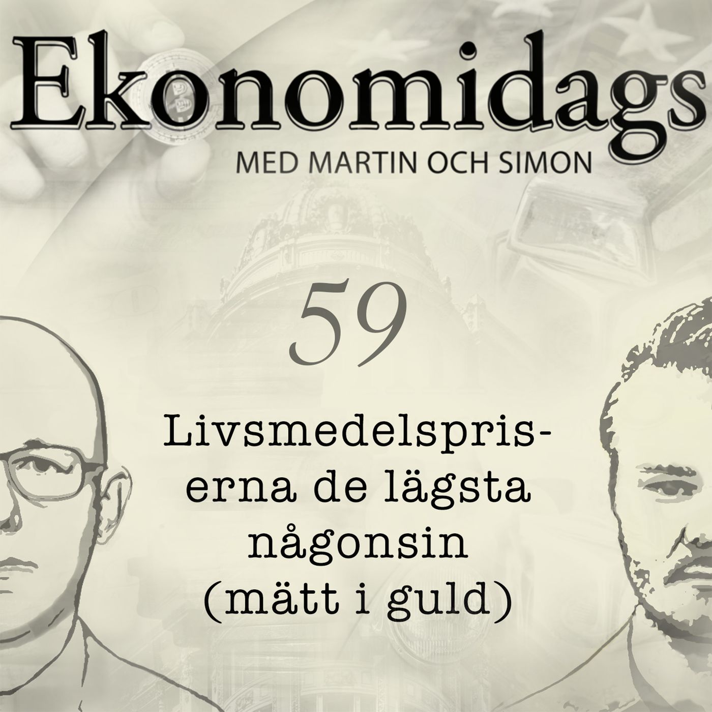 59. Livsmedelspriserna de lägsta någonsin (mätt i guld)