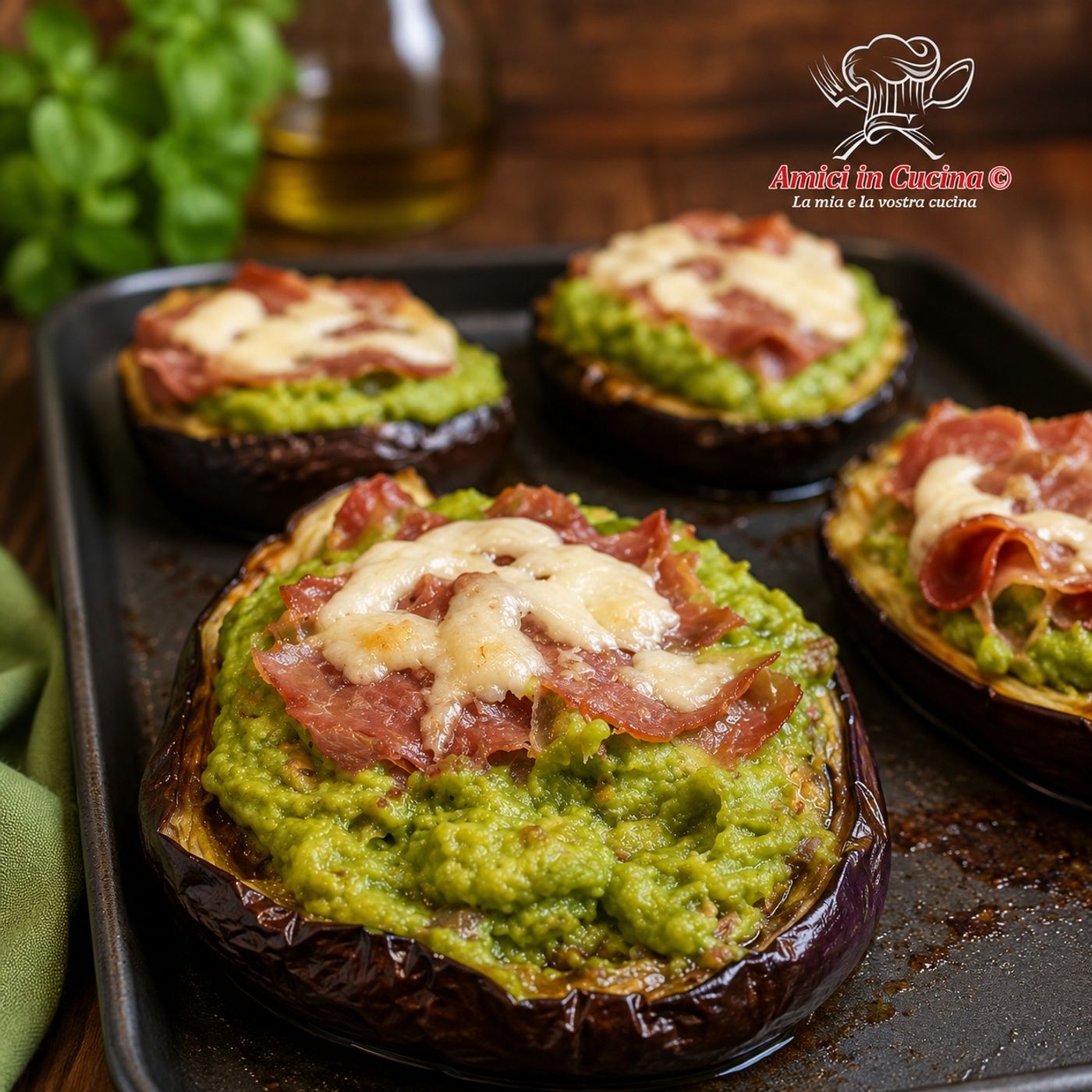 Melanzane Gratinate con Prosciutto San Daniele, Asparagi e Formaggi: Ricetta Estiva Ricca di Gusto episode artwork