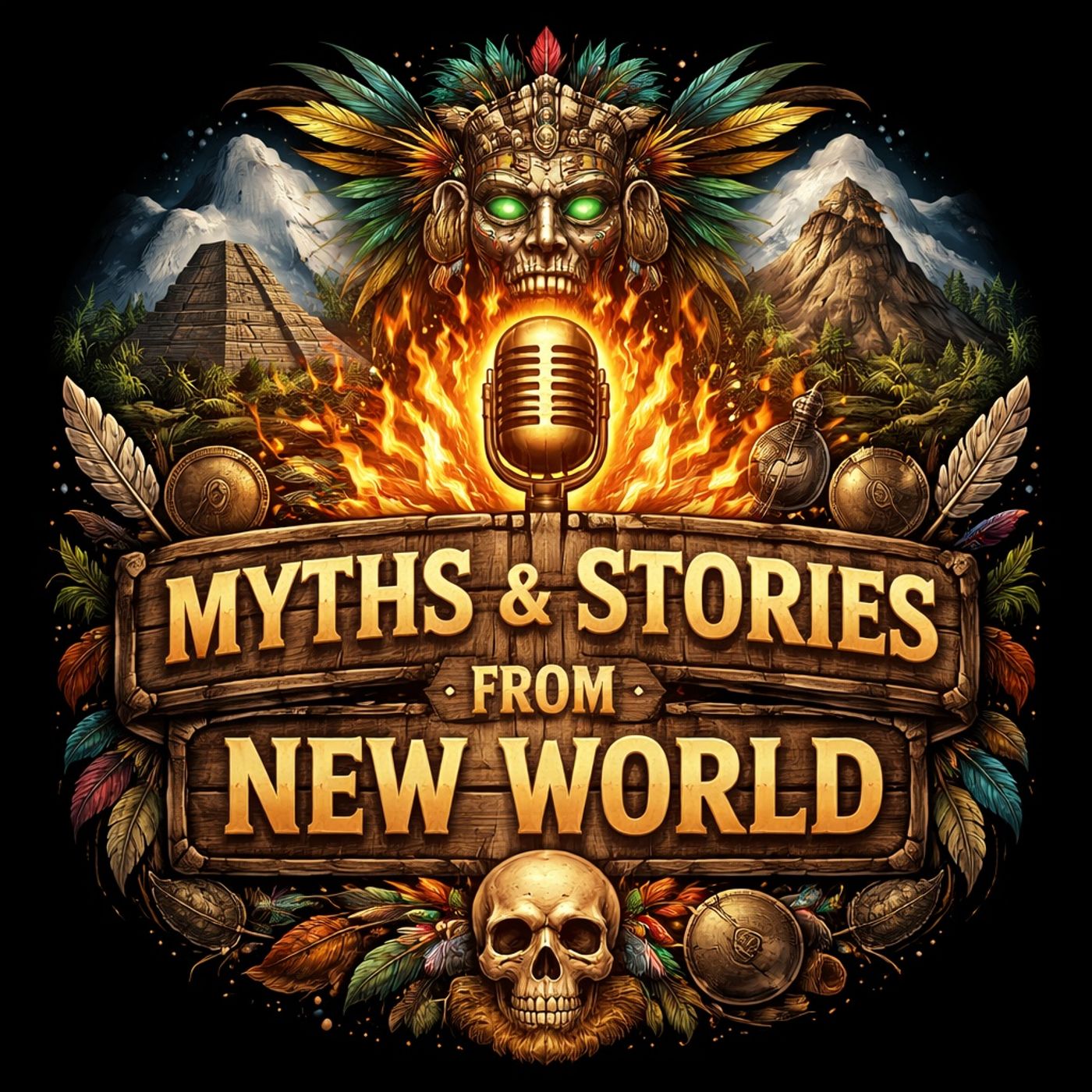 myths Stories from New World podcast artwork