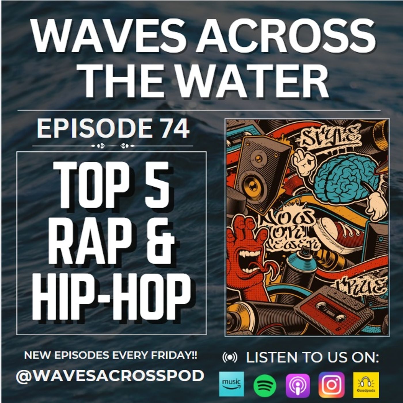 Episode 75 - Top 5 Rap and Hip Hop episode artwork