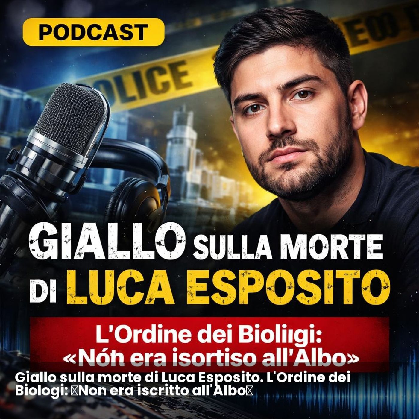 Giallo sulla morte di Luca Esposito. L'Ordine dei Biologi: «Non era iscritto all'Albo» episode artwork