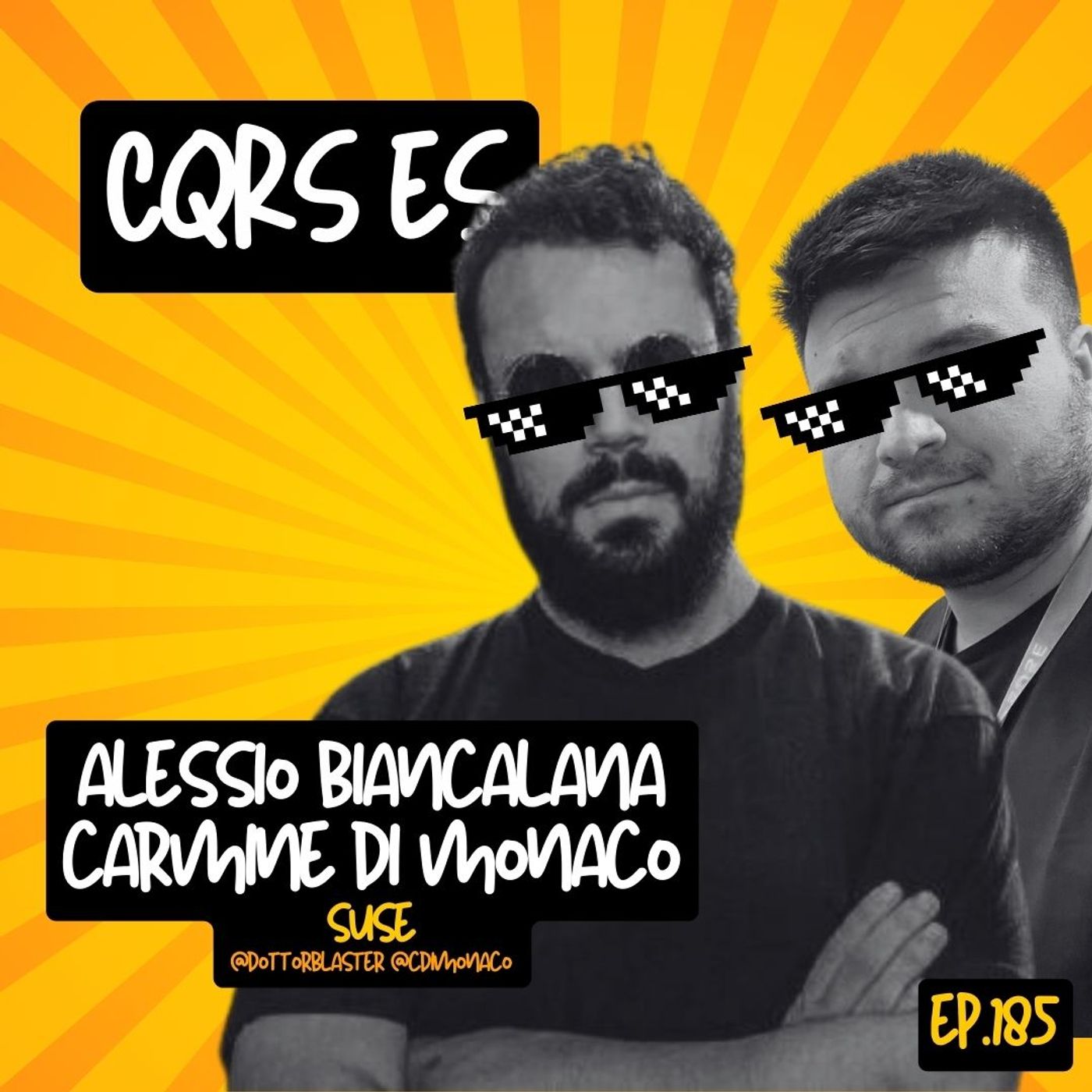 cover of episode Ep.185 - CQRS ES con Alessio Biancalana e Carmine Di Monaco (Suse)