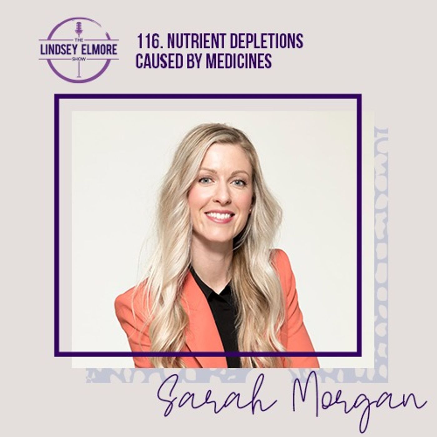 Nutrient depletions caused by medicines | Sarah Morgan
