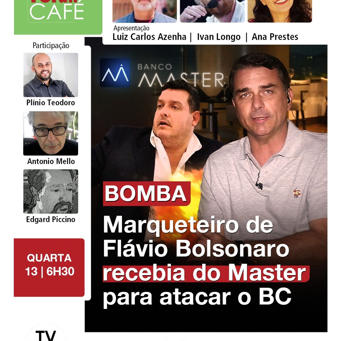 Marqueteiro de Flávio Bolsonaro recebeu R$ 650 mil do Master para atacar o Banco Central