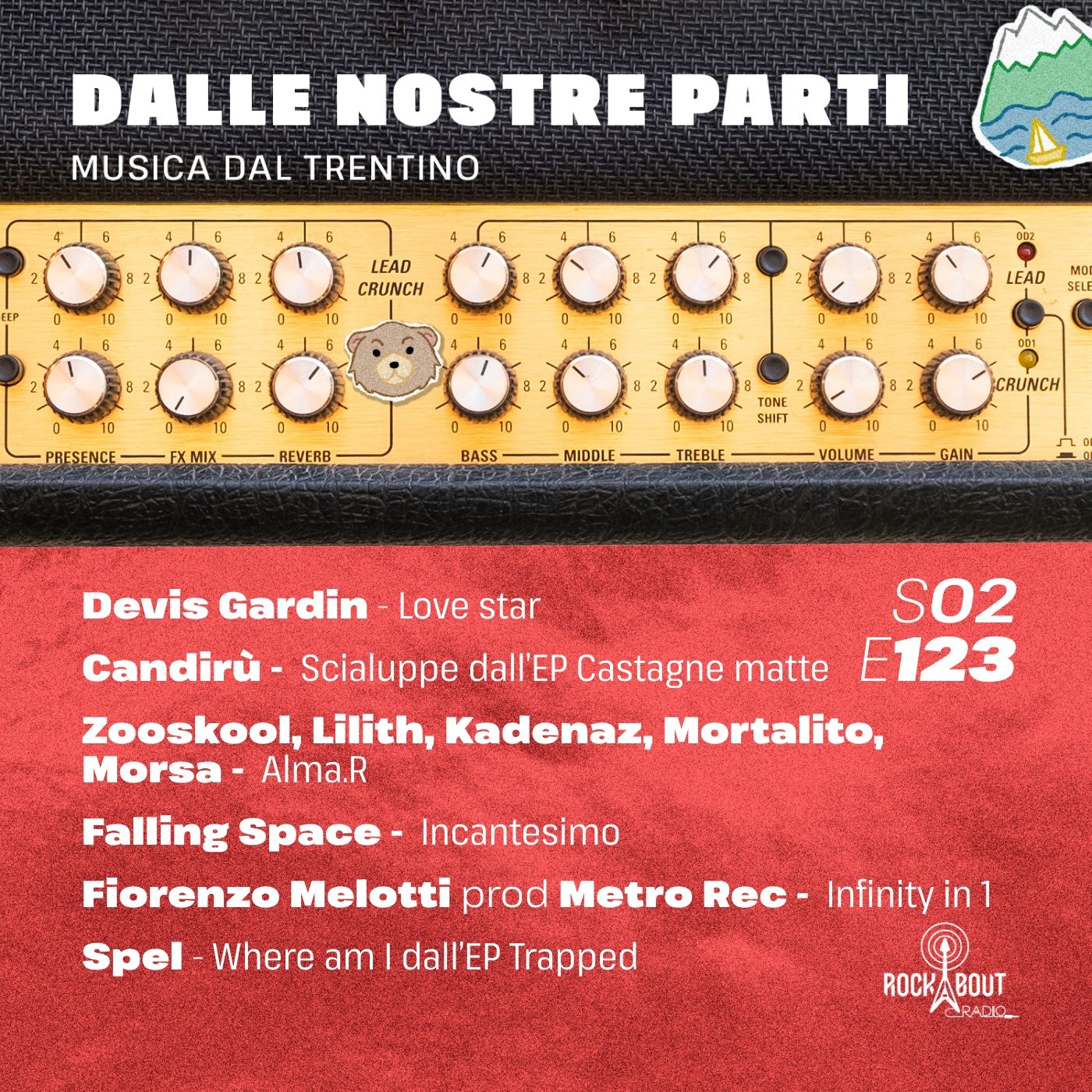 S02E123 - Devis Gardin, Candirù, Zooskool, Lilith, Kadenaz, Mortalito, Morsa, Falling Space, Fiorenzo Melotti e Spel episode artwork
