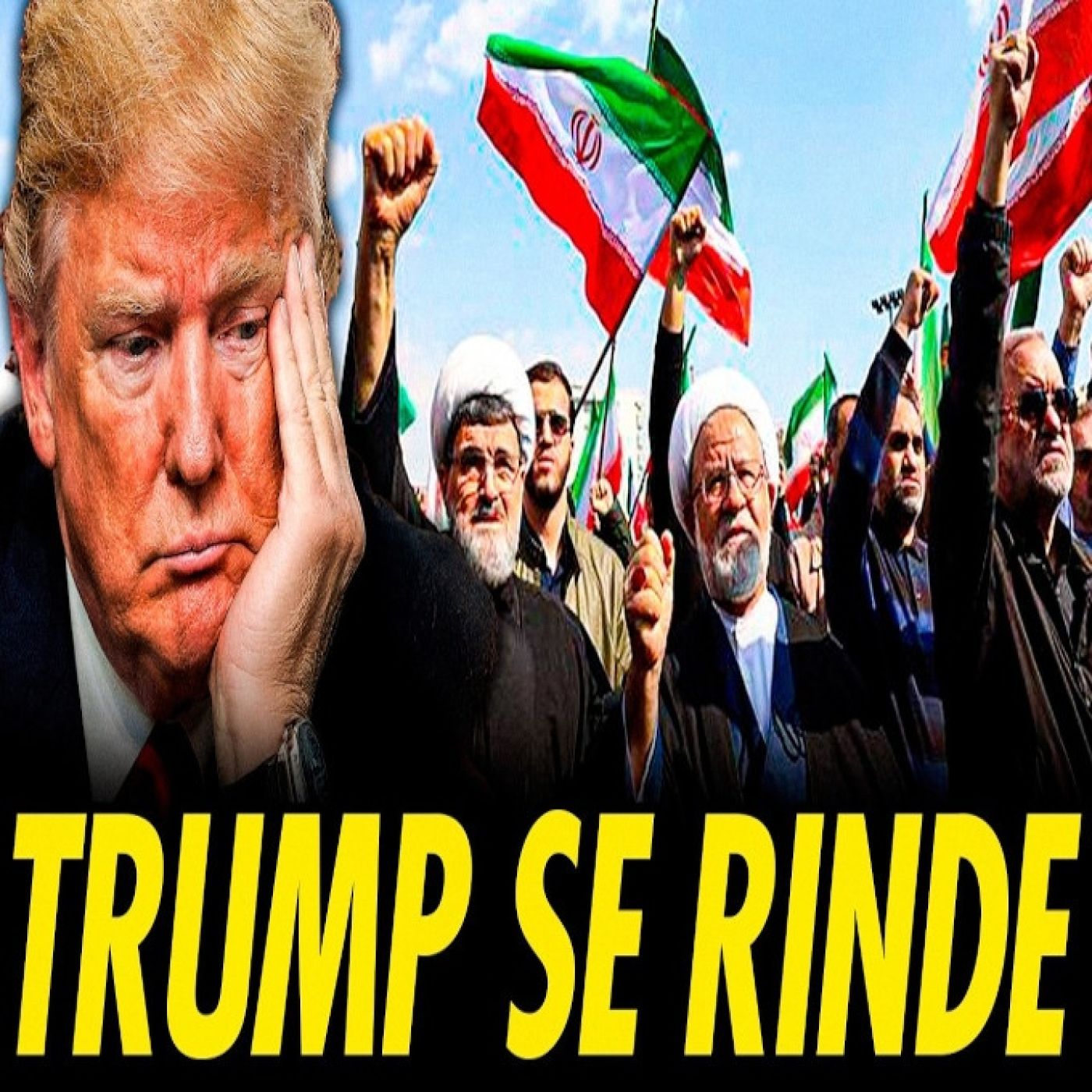 TRUMP SE RINDE Y SE RETIRARÁ DE IRÁN, ASEGURANDO QUE SU ÚNICO OBJETIVO ERA ELIMINAR LA BOMBA NUCLEAR episode artwork