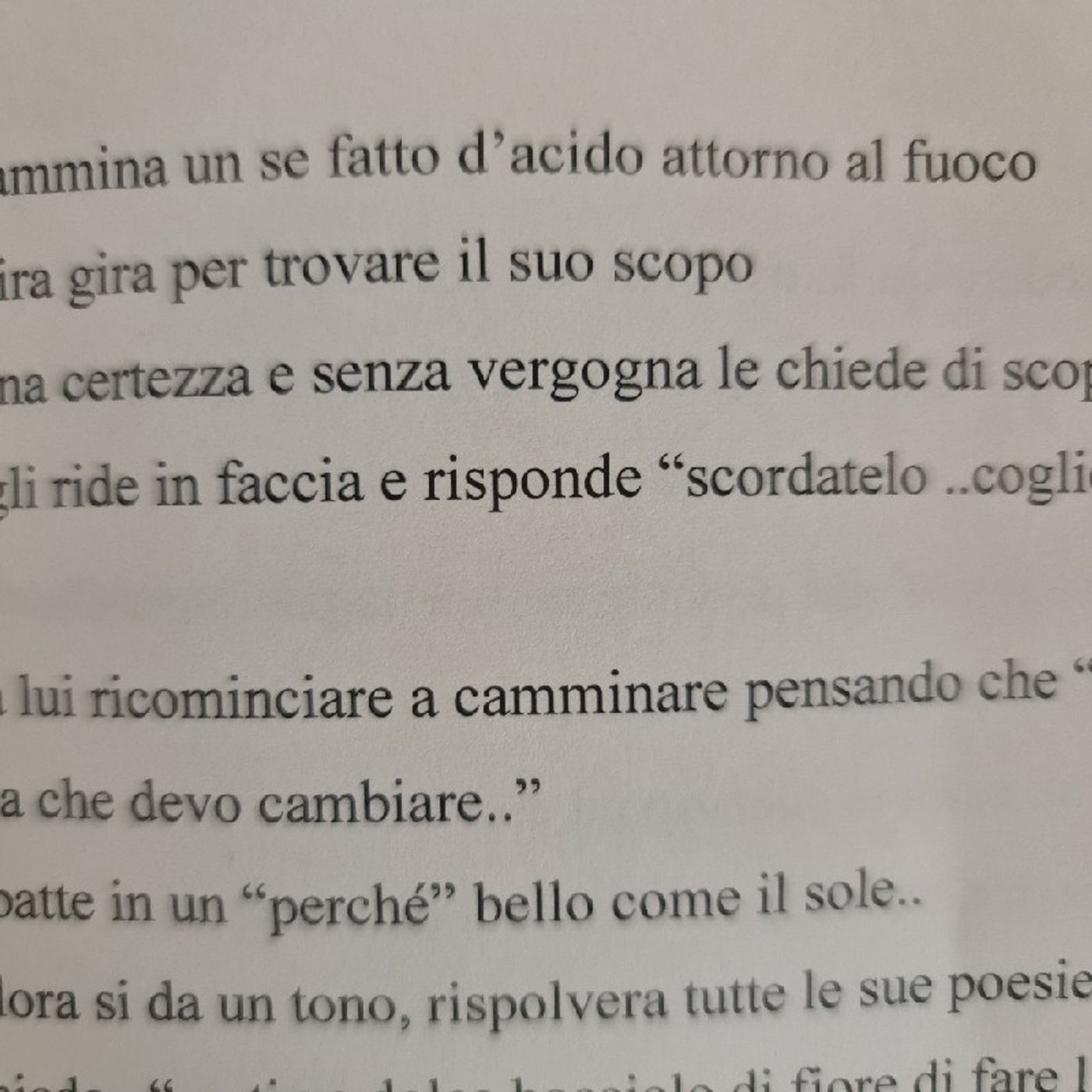 Cronache di un\'assenza