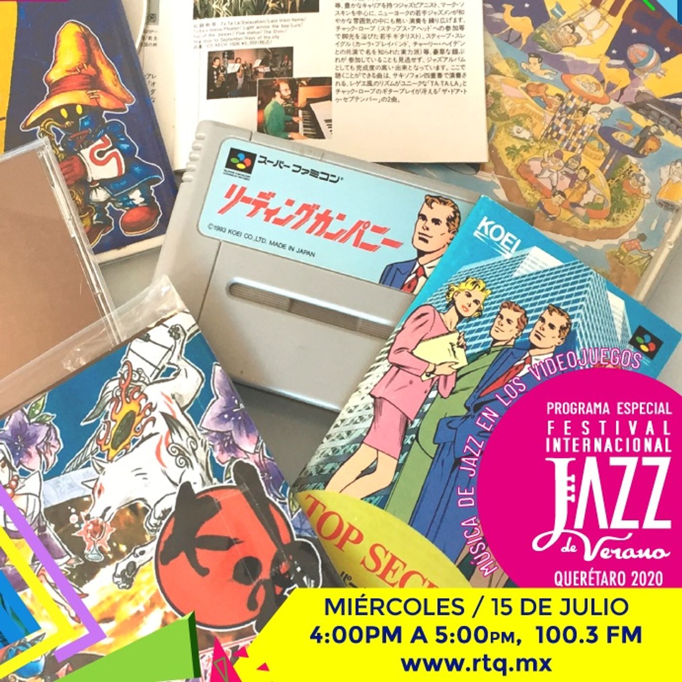 245 - ESPECIAL Jazz en los Videojuegos conmemorando el Festival Int. de Jazz de Verano Qro. episode artwork