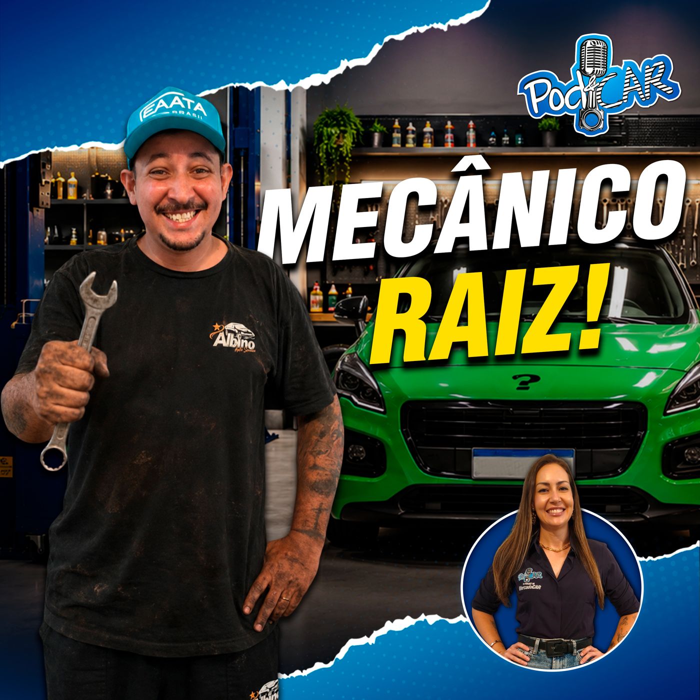 Os bastidores da oficina: Histórias de um mecânico raiz | Albino Star - Pod&Car #45 episode artwork