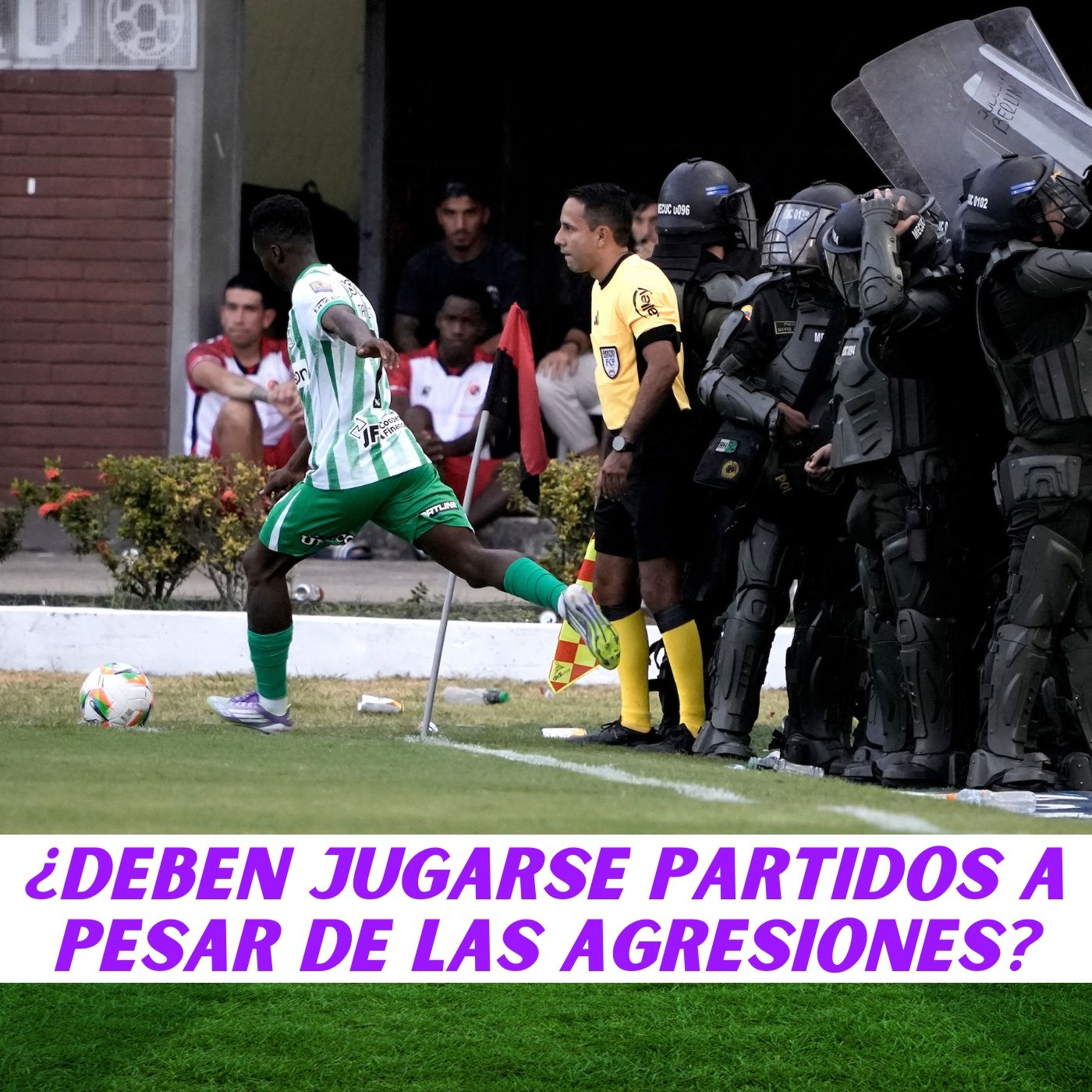 ¿LOS PARTIDOS DEBEN JUGARSE A PESAR DE LAS AGRESIONES?