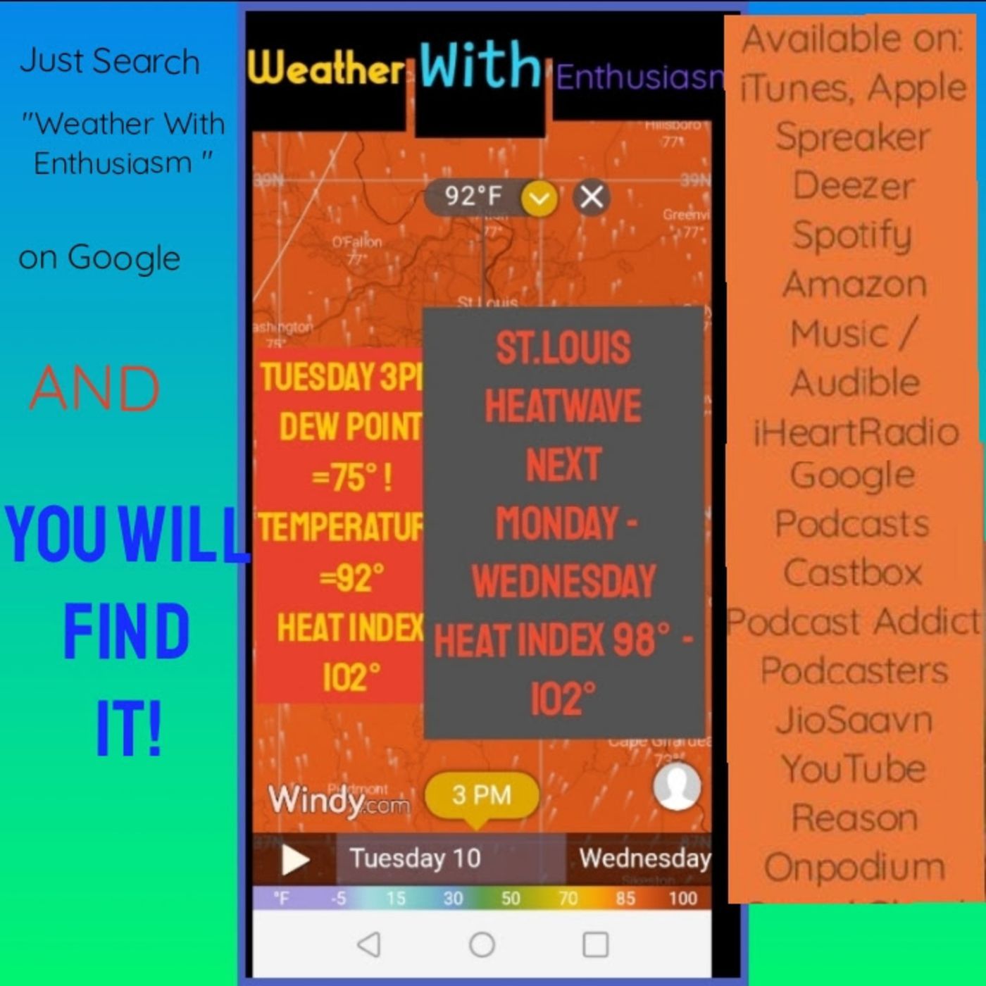 Podcasts made leading up to the for May 2022 Midwest Heatwave.