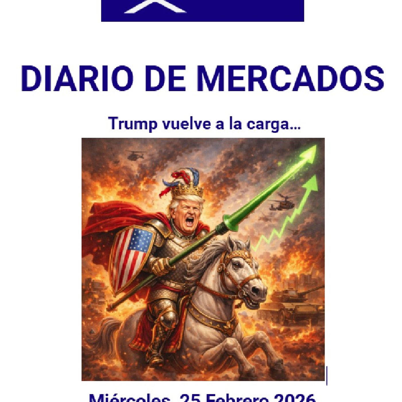 PODCAST en abierto DIARIO DE MERCADOS Miércoles 25 Febrero 2026