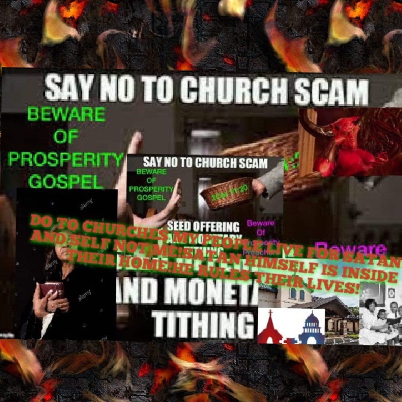 P.1/DO TO SATANIC CHURCHES SATAN IS RULEN MY PEOPLES HOUSES!!(TIPS N HINTS TO KNOW WHEN SATAN IS AMONG U!MANY MUST REPENT OR SEE HELL!) episode artwork