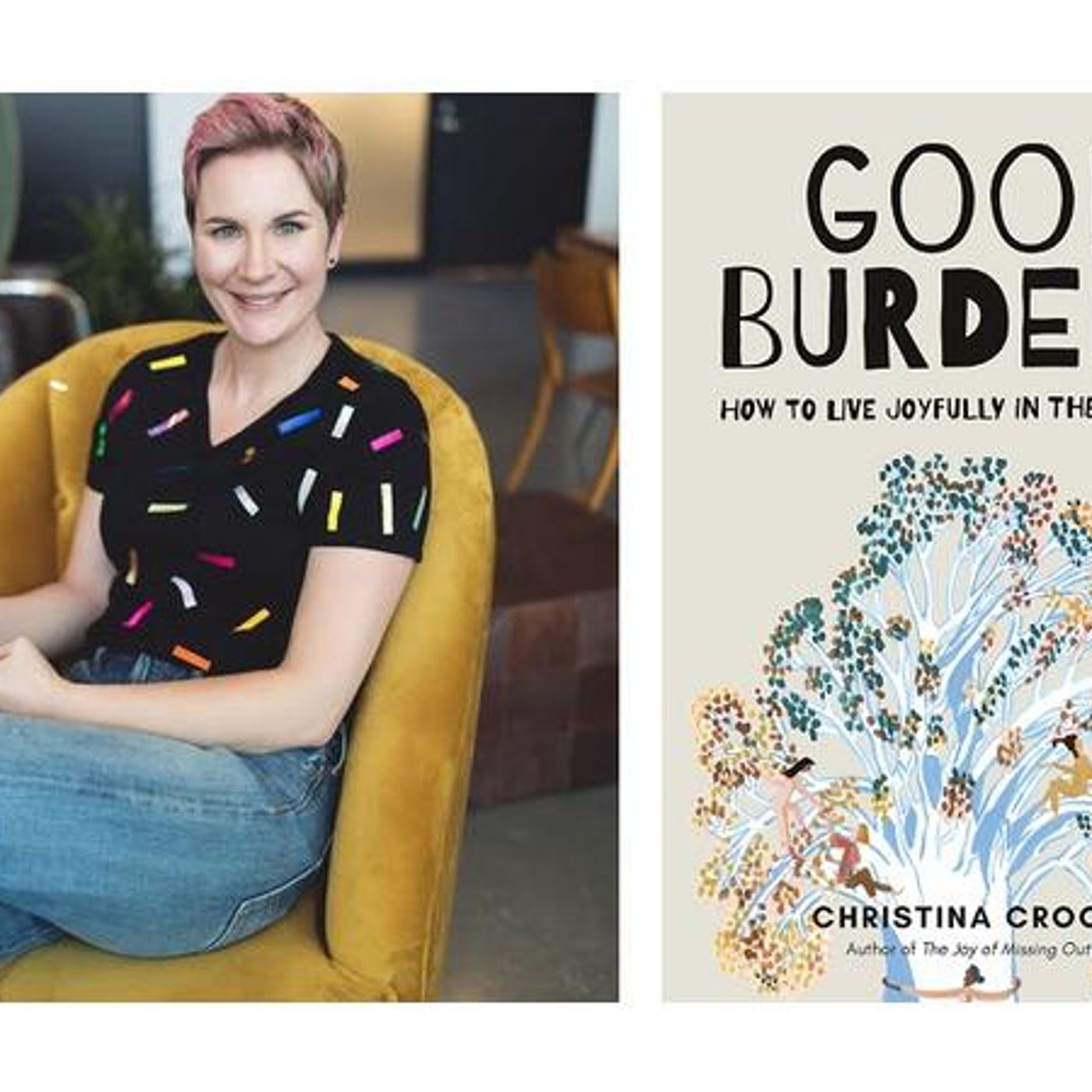Author Christina Crook talks GOOD BURDENS on #ConversationsLIVE episode artwork